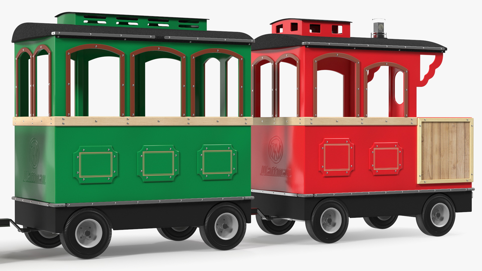 Children Train Wattman Mini Express Rigged 3D