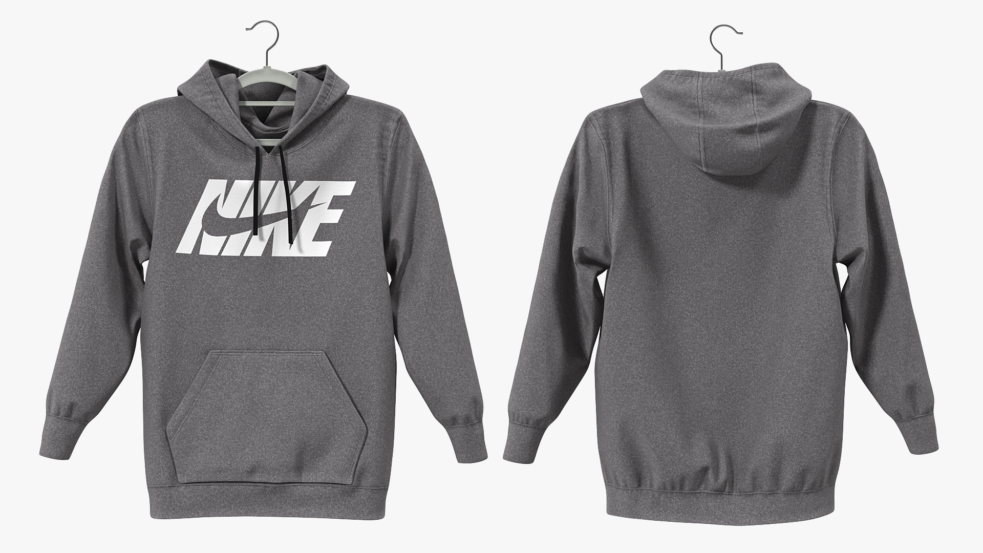 3D Nike Grey Hoodie