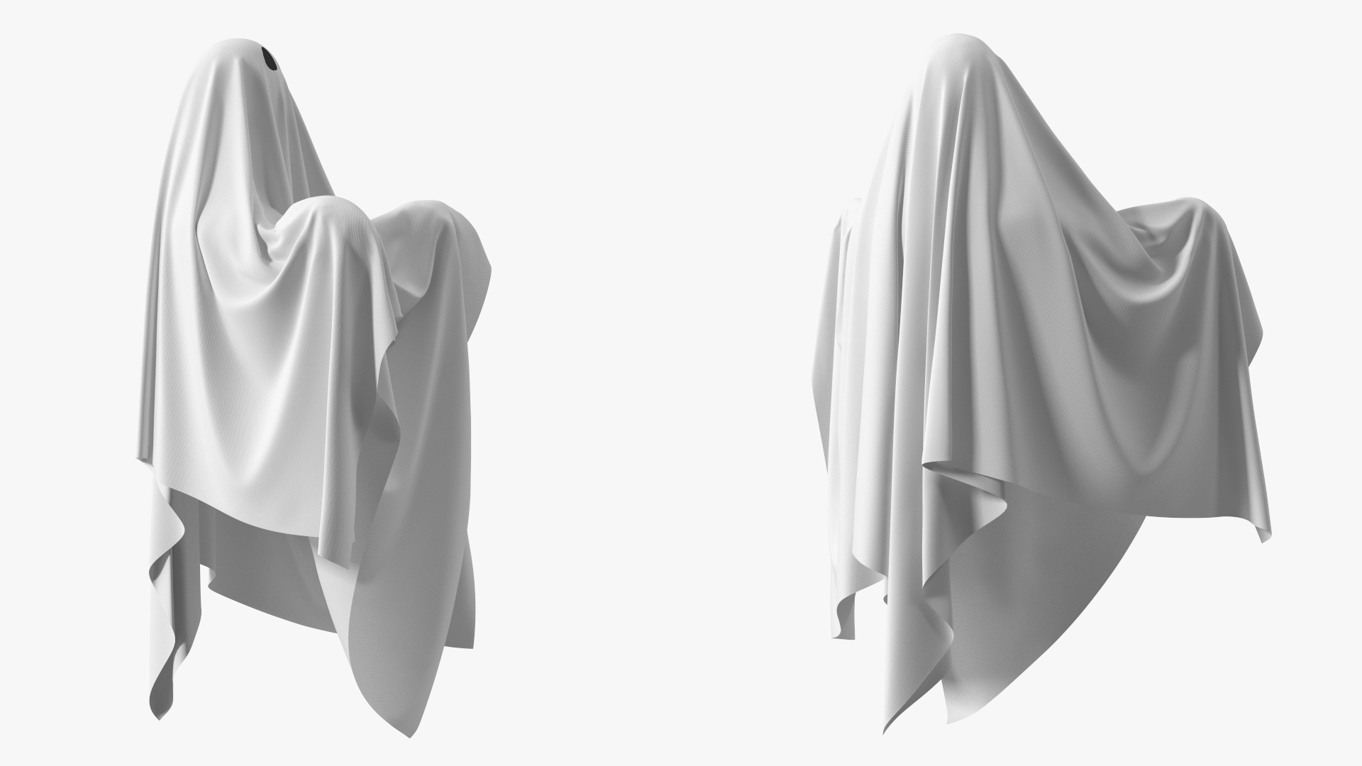 White Ghost Phantom 3D model