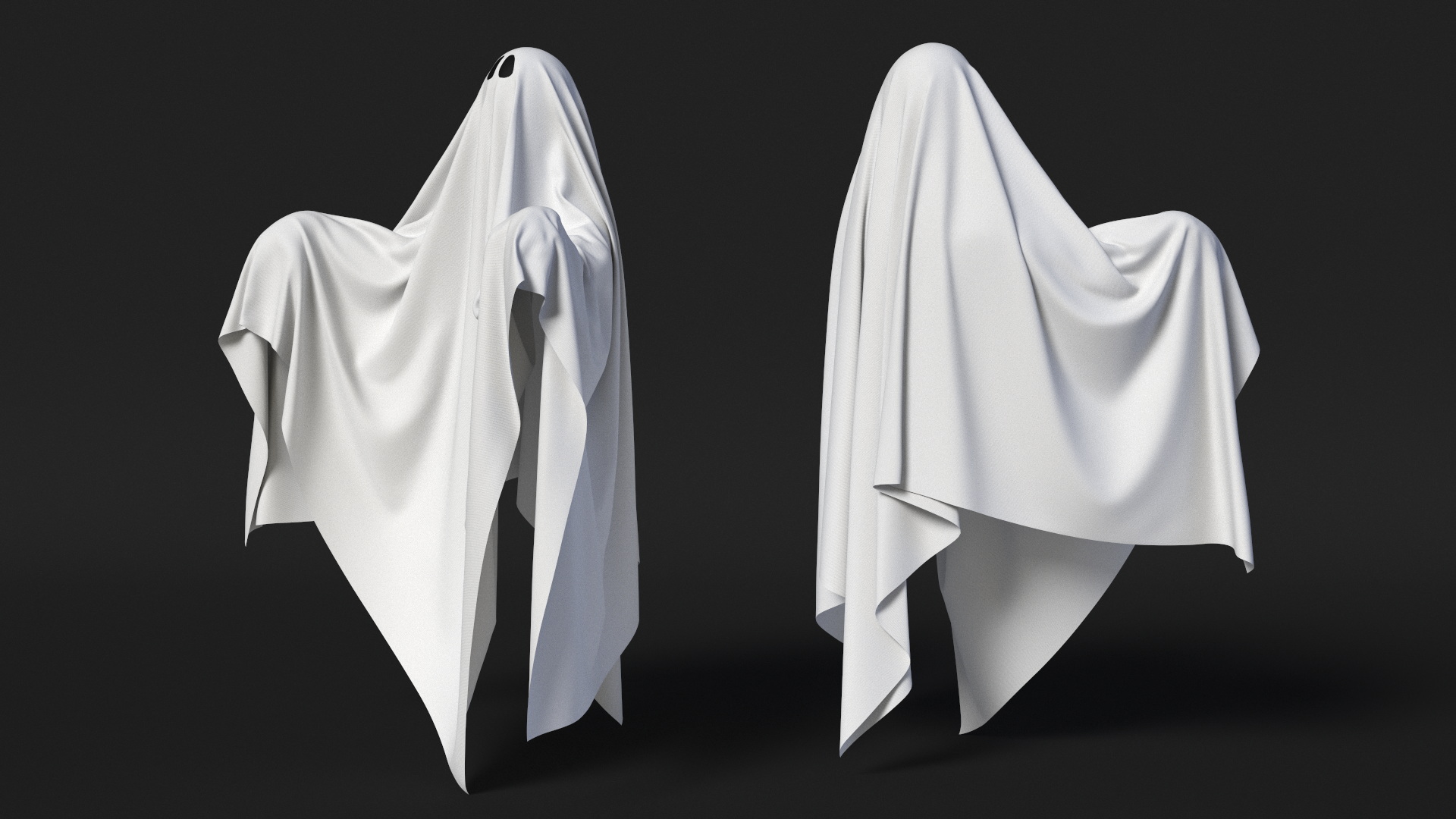 White Ghost Phantom 3D model