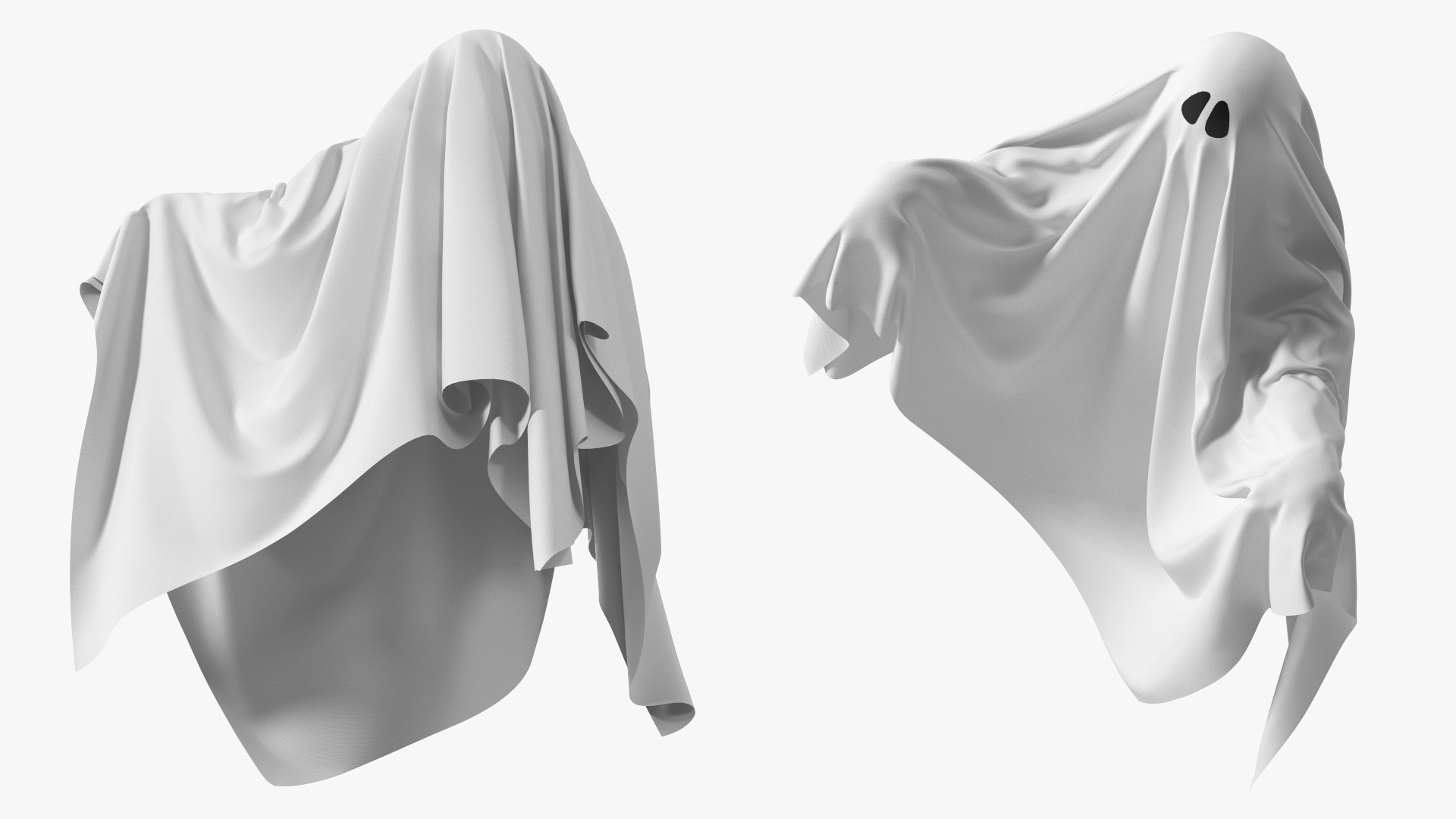 White Ghost Phantom 3D model