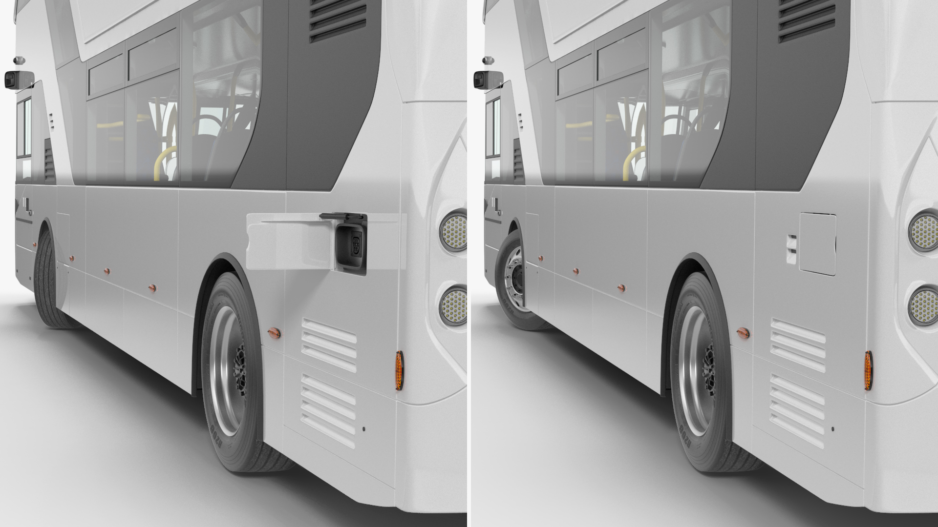 Left Hand Drive Cityliner Rigged 3D