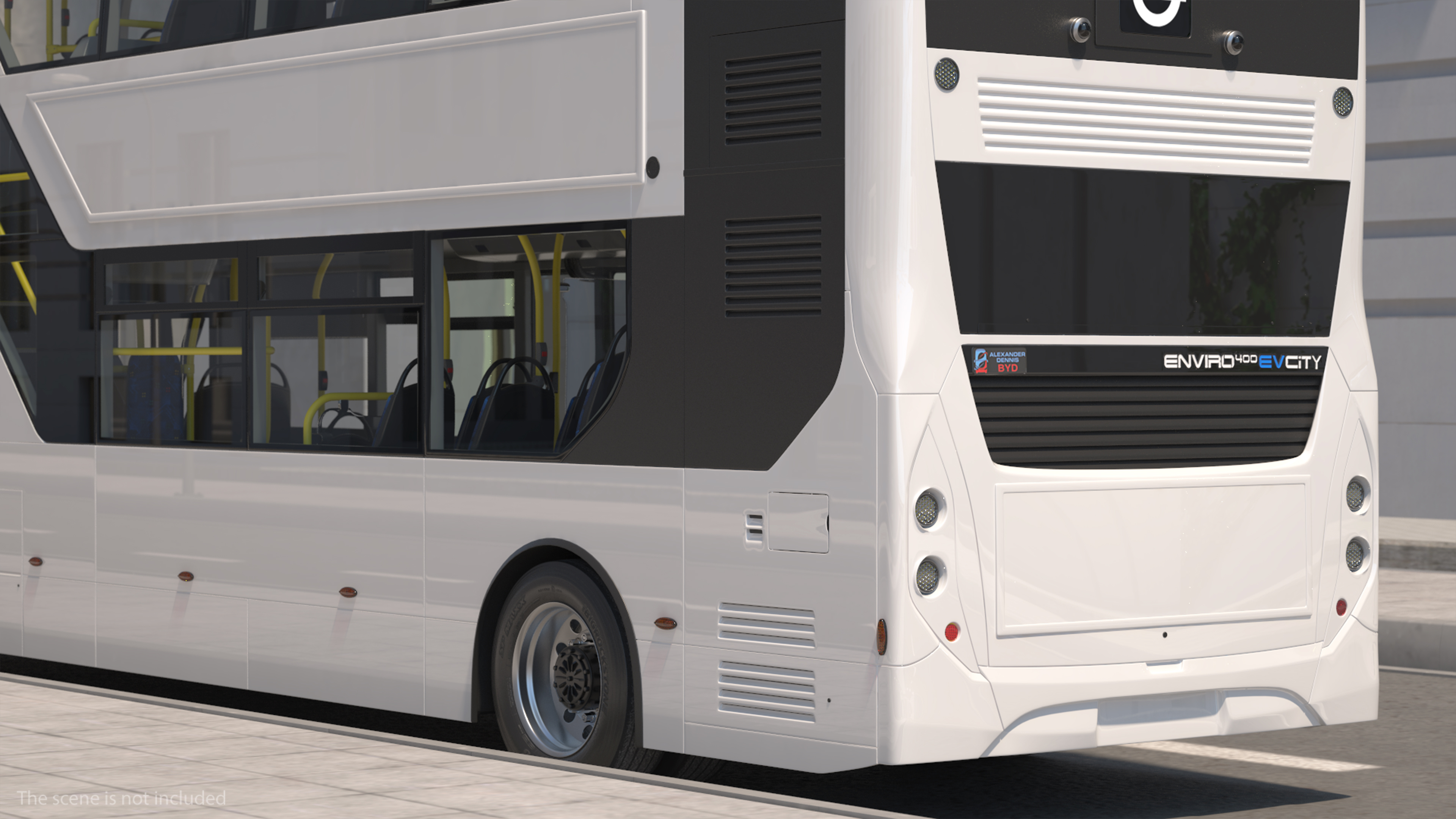 Left Hand Drive Cityliner Rigged 3D