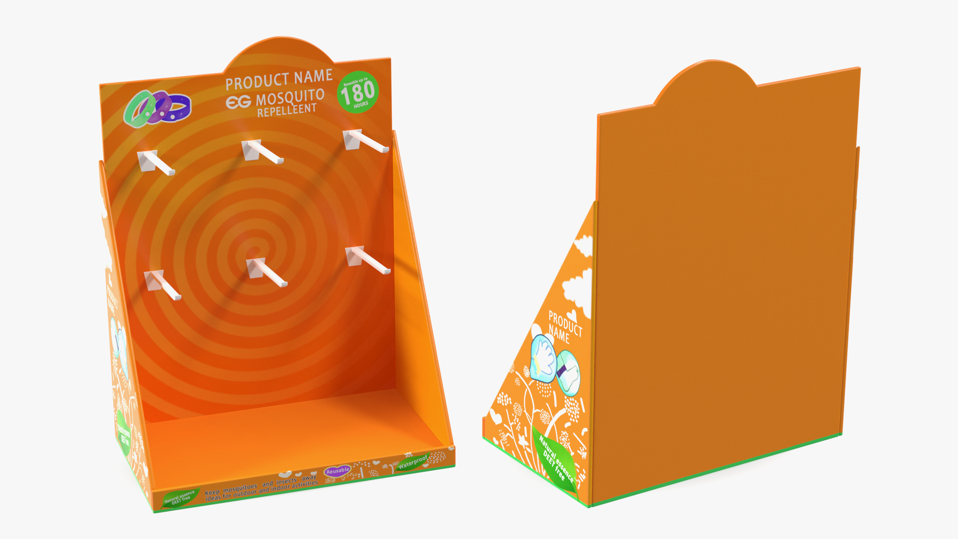 Counter Top Display Stand Mockup 3D