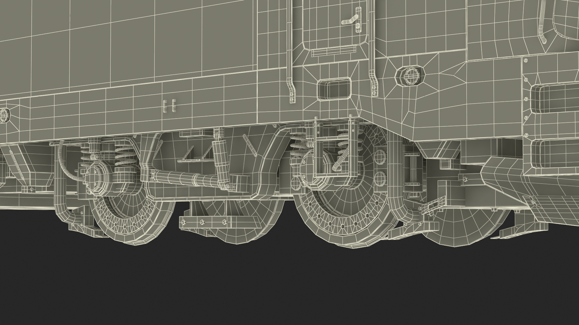 Modern Locomotive Siemens Vectron White 3D model