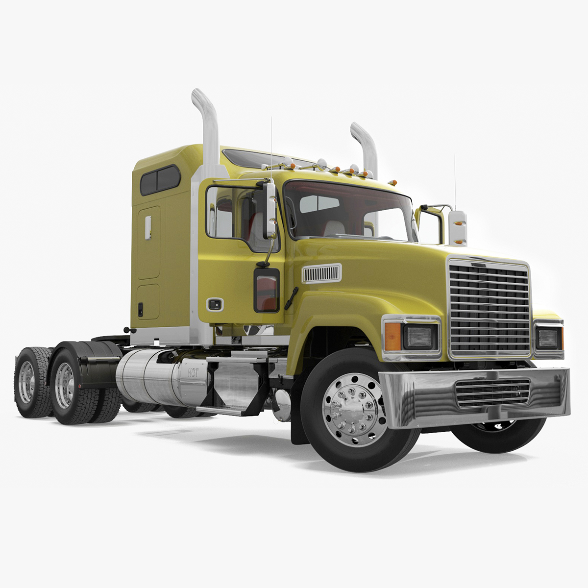 Freight Truck Rigged for Maya 3D model