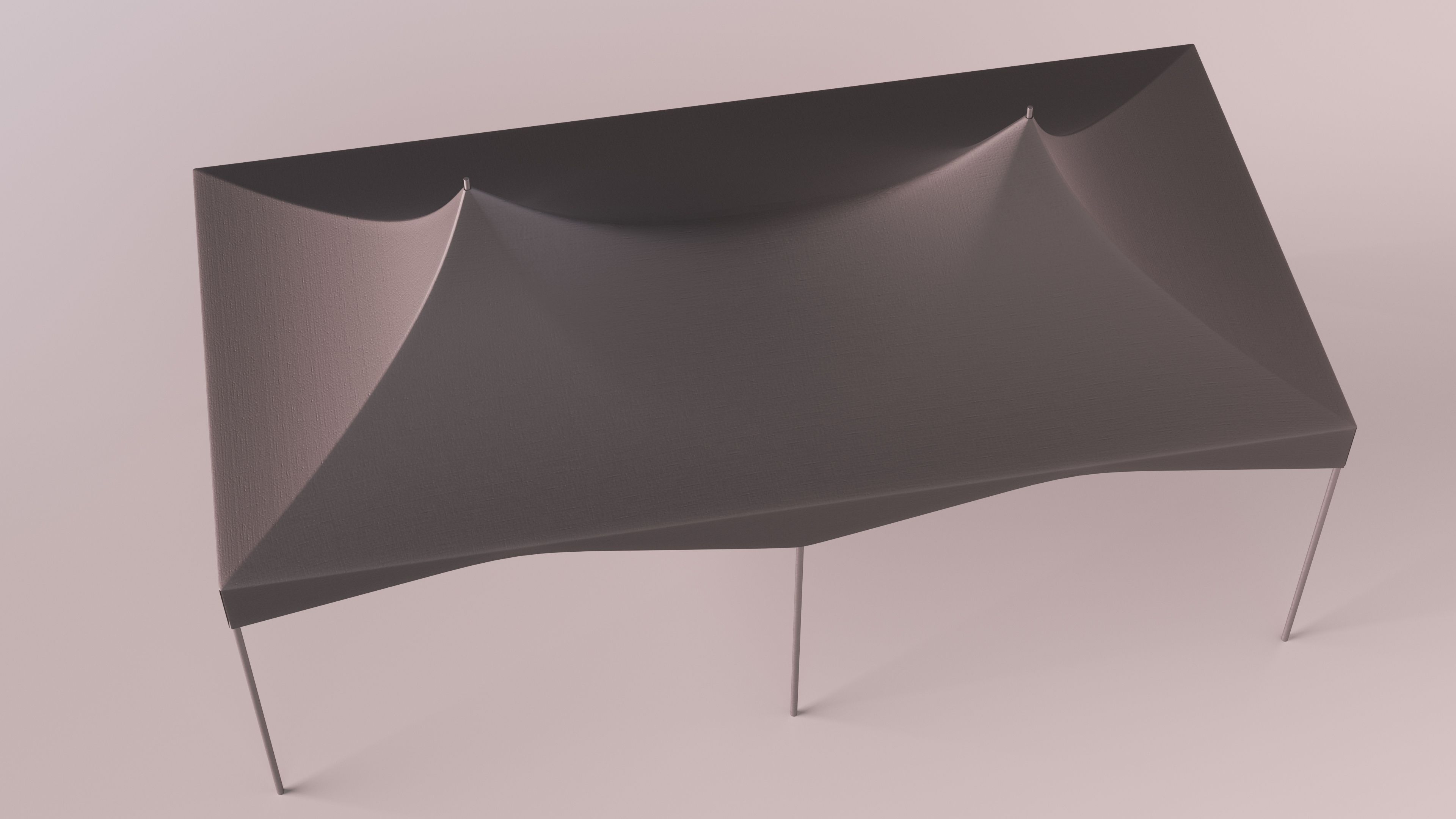 3D model Party Tent Grey