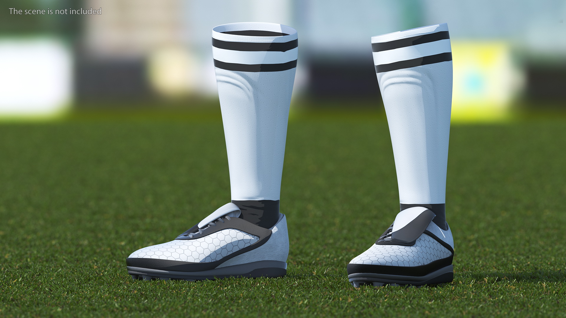 3D model Soccer Uniform Black Your Team