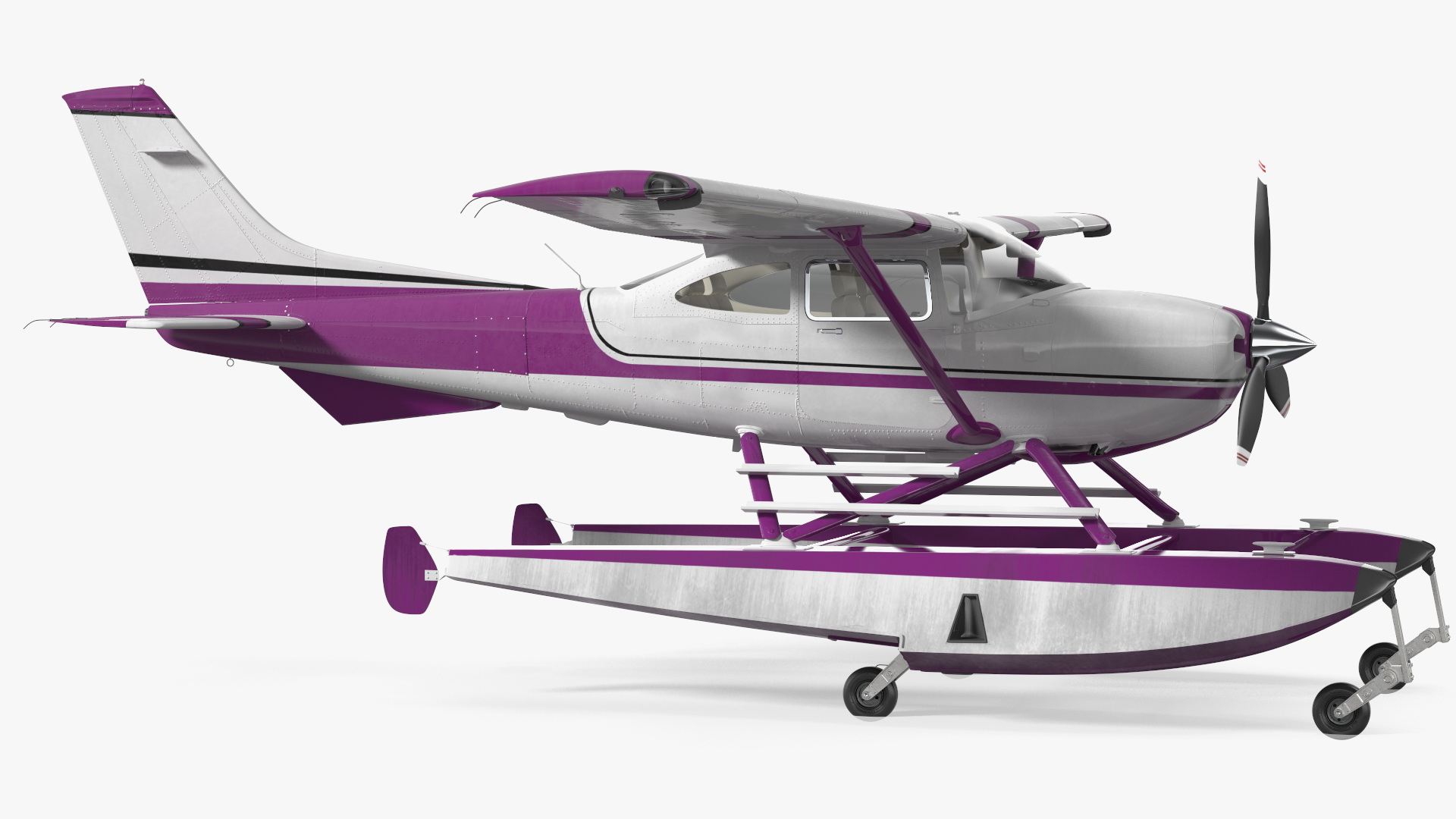 Light Utility Floatplane 3D model