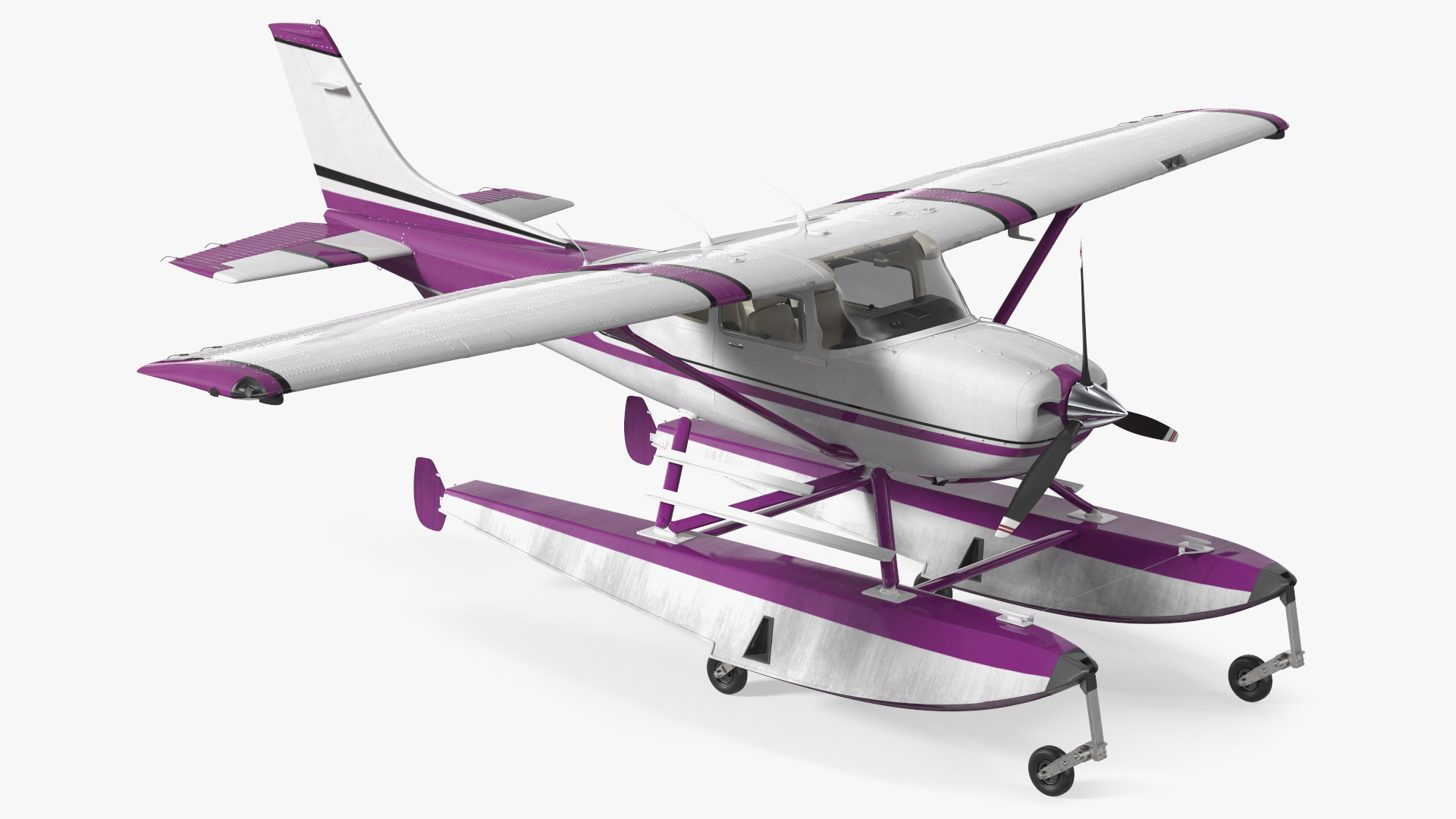 Light Utility Floatplane 3D model