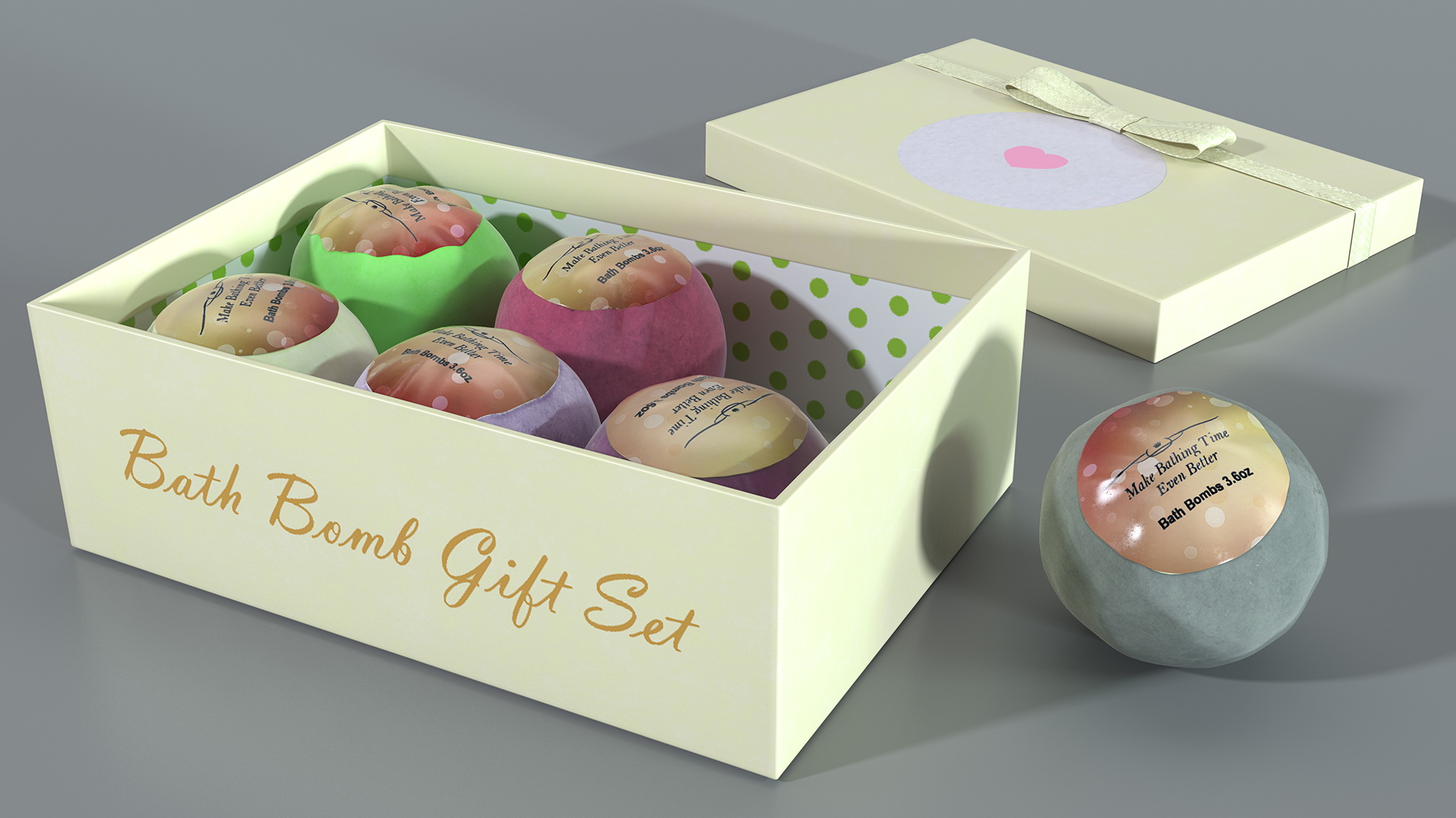 3D model Bath Fizzer Gift Set