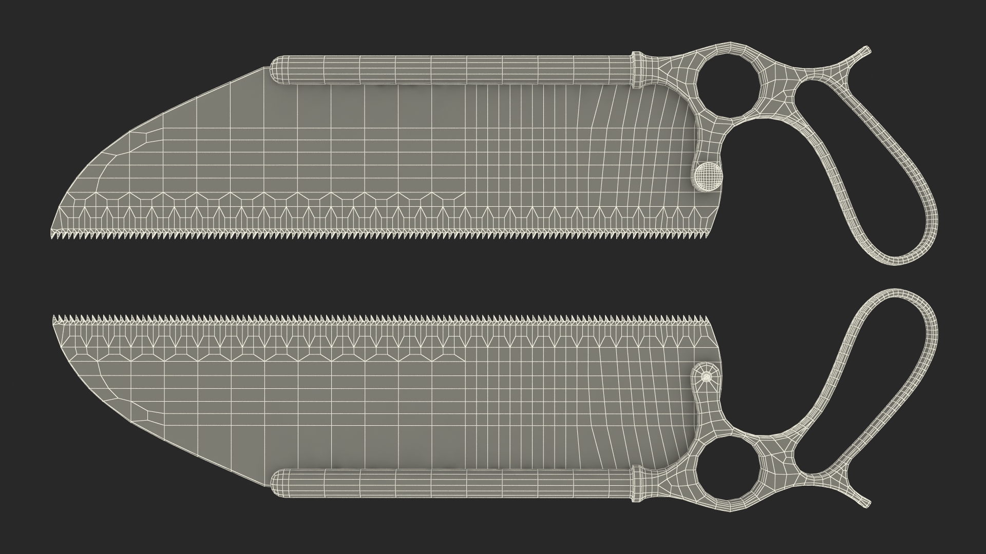 3D Bone Saw Surgical Tool Amputation Blade Old model