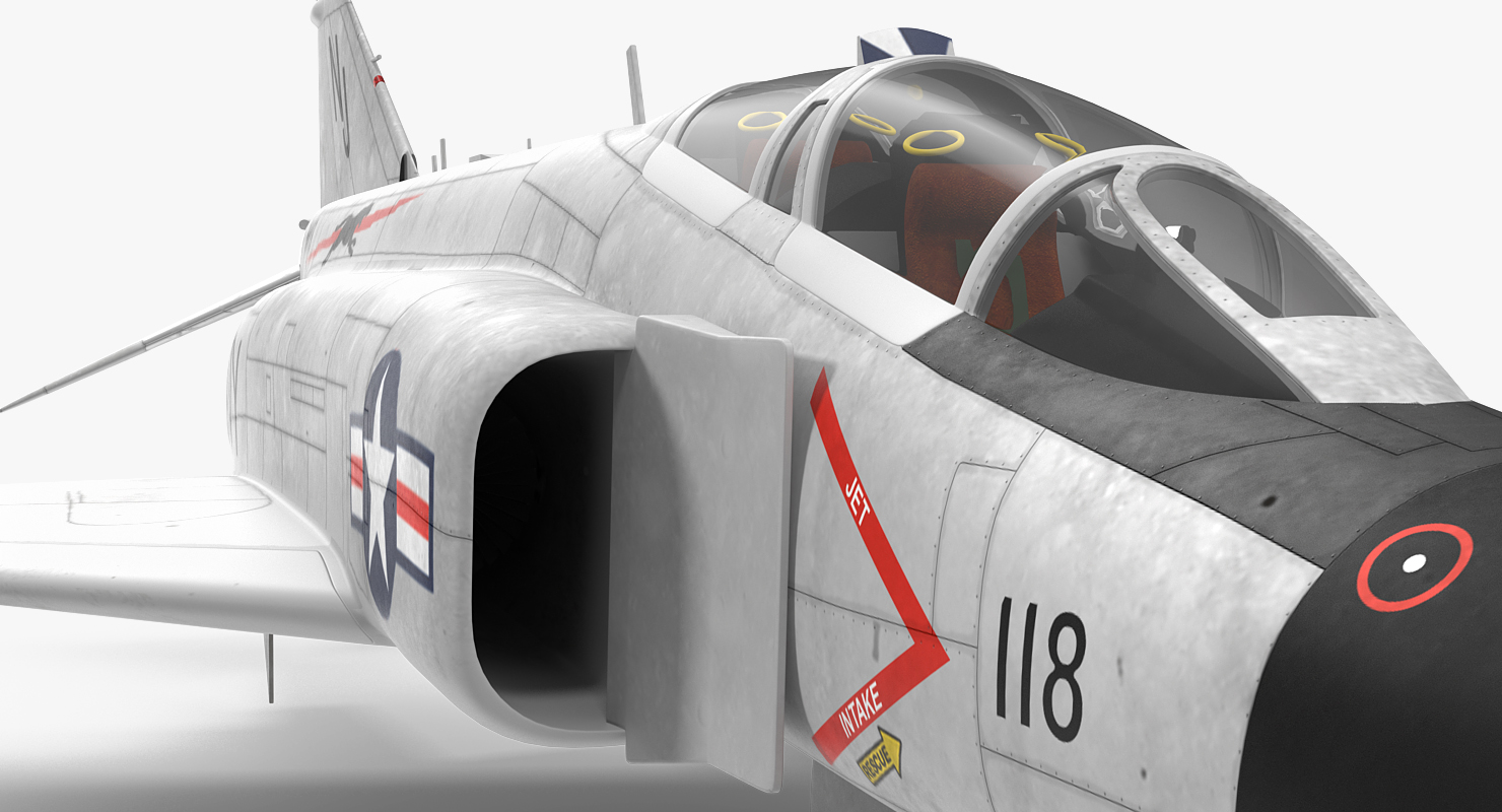 F 4 Phantom II US Navy 2 3D model