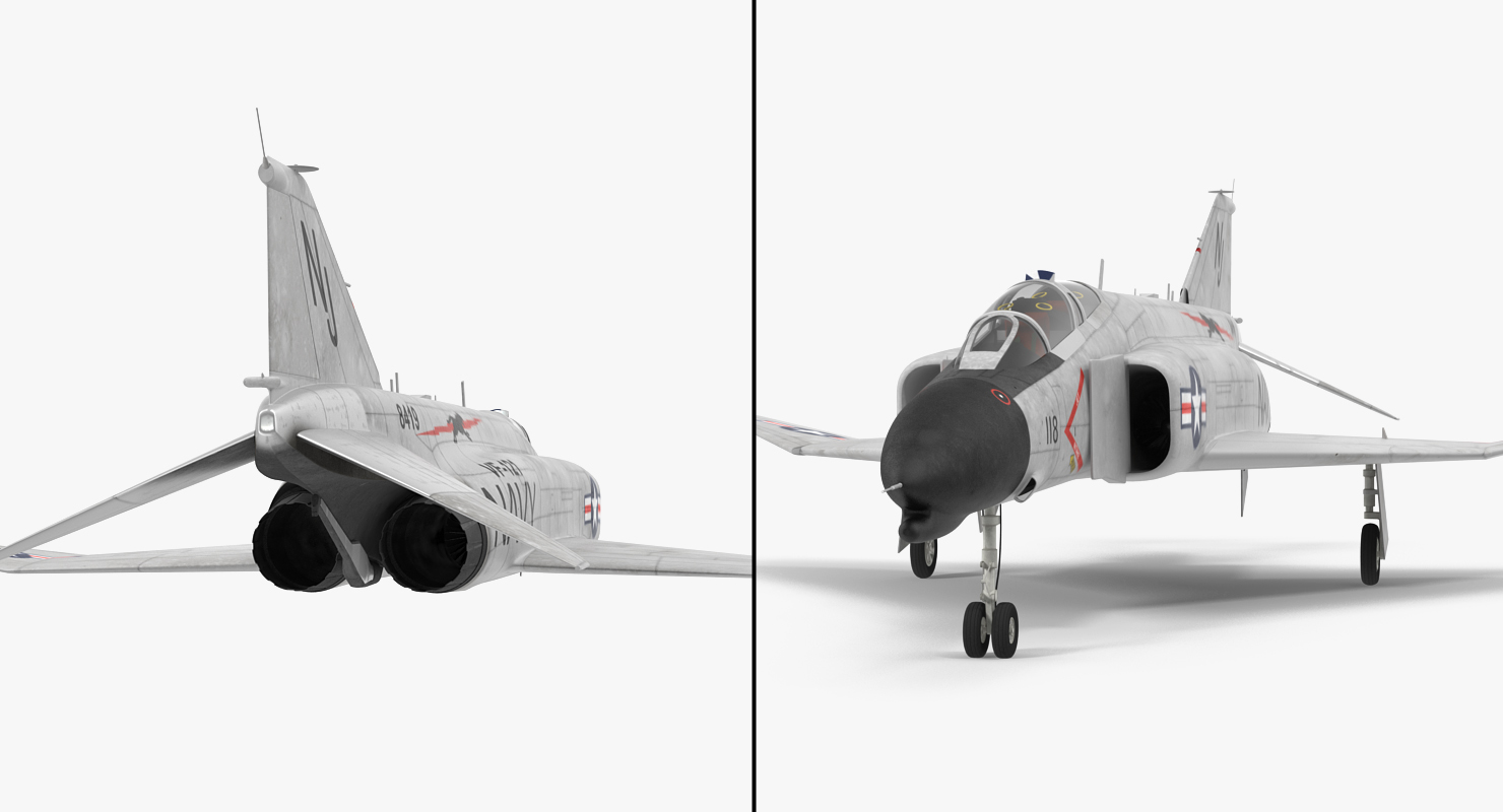 F 4 Phantom II US Navy 2 3D model