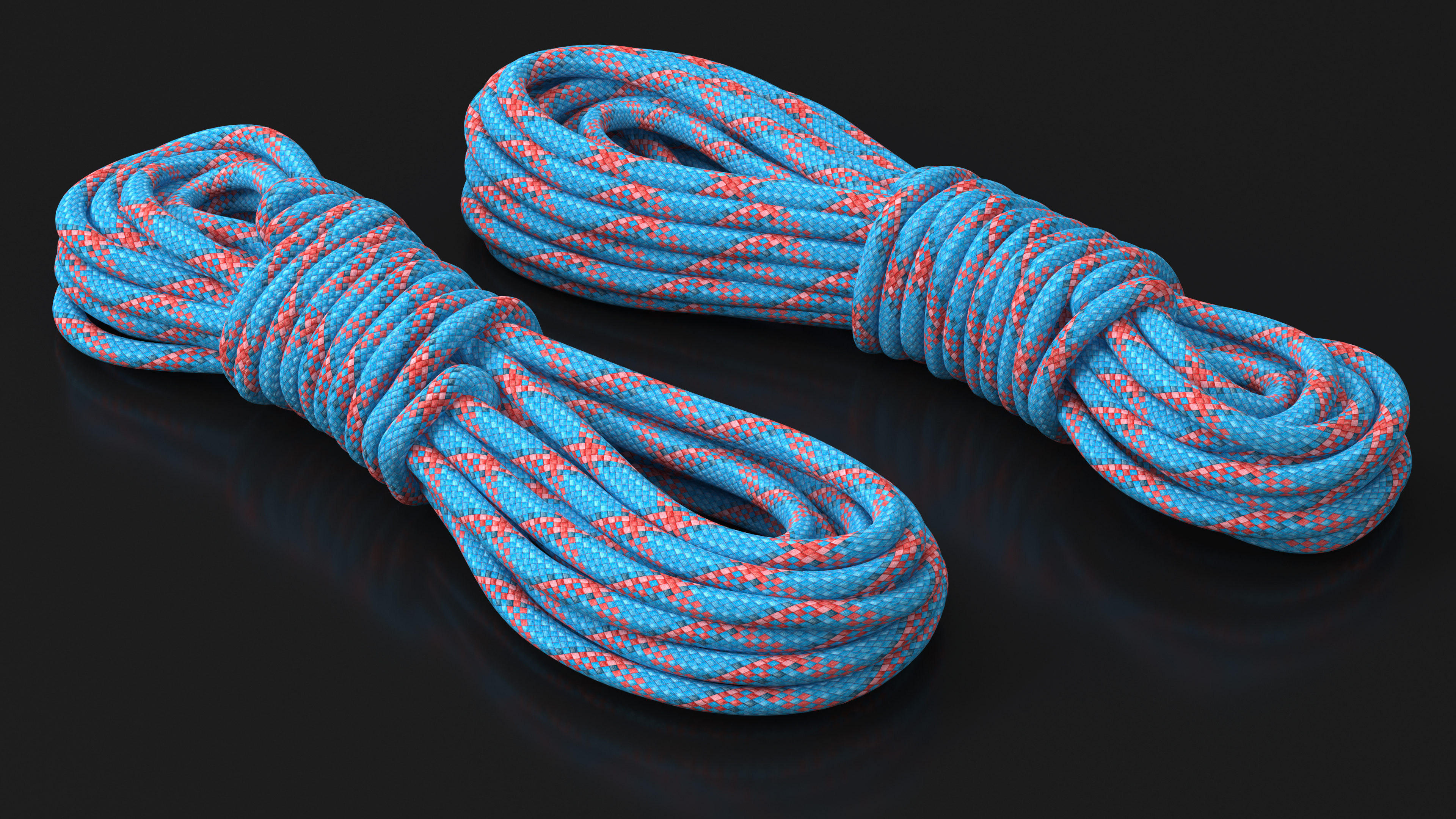 Nylon Climbing Rope 3D model