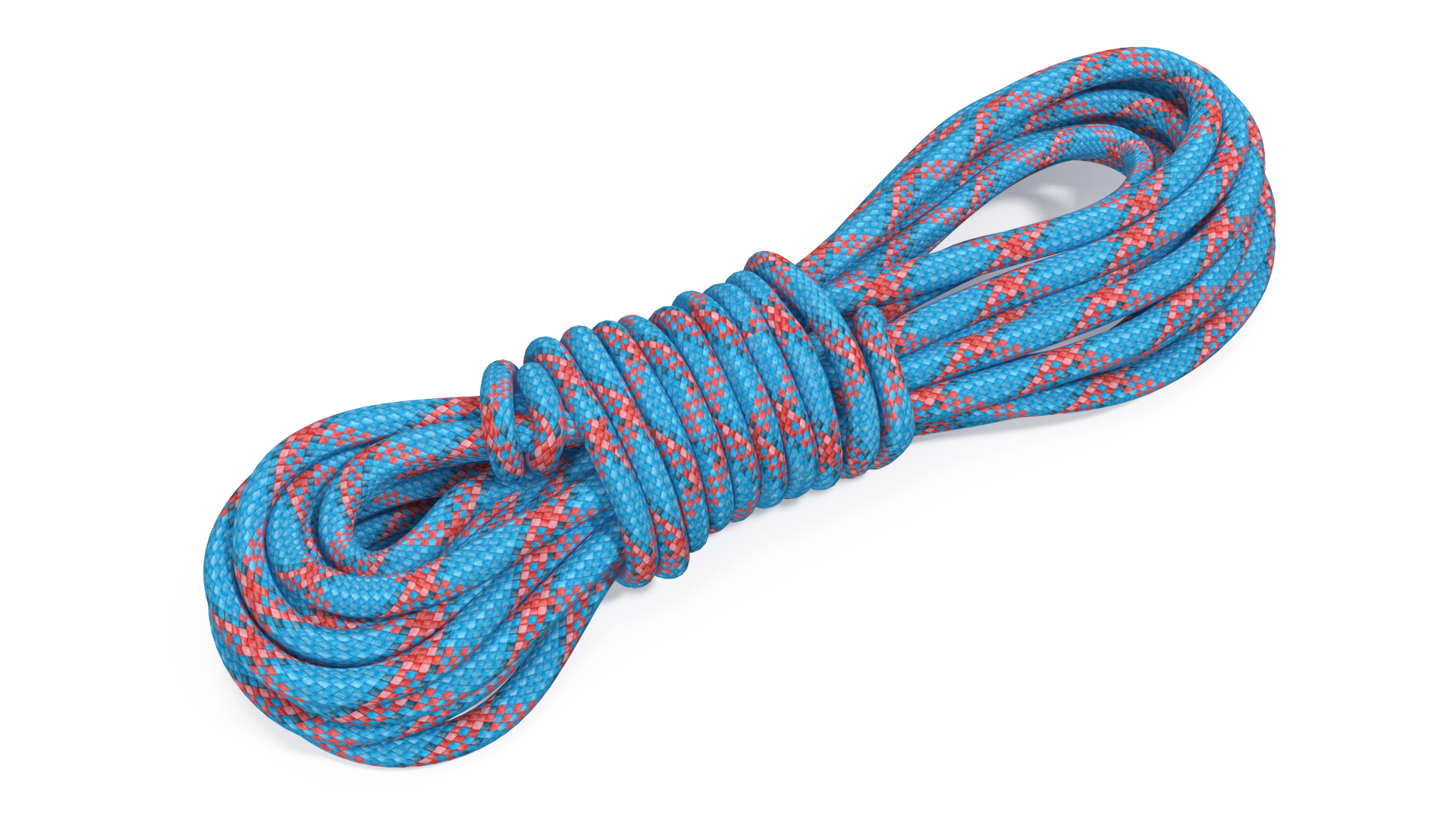 Nylon Climbing Rope 3D model