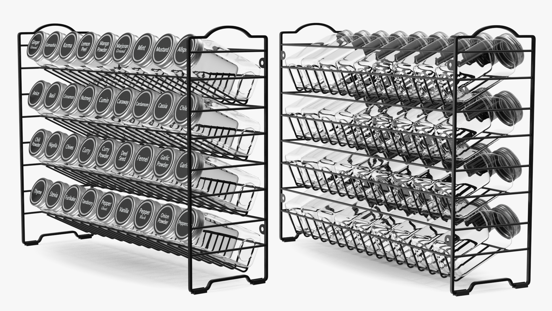 Spice Rack Organizer SpaceAid 3D model