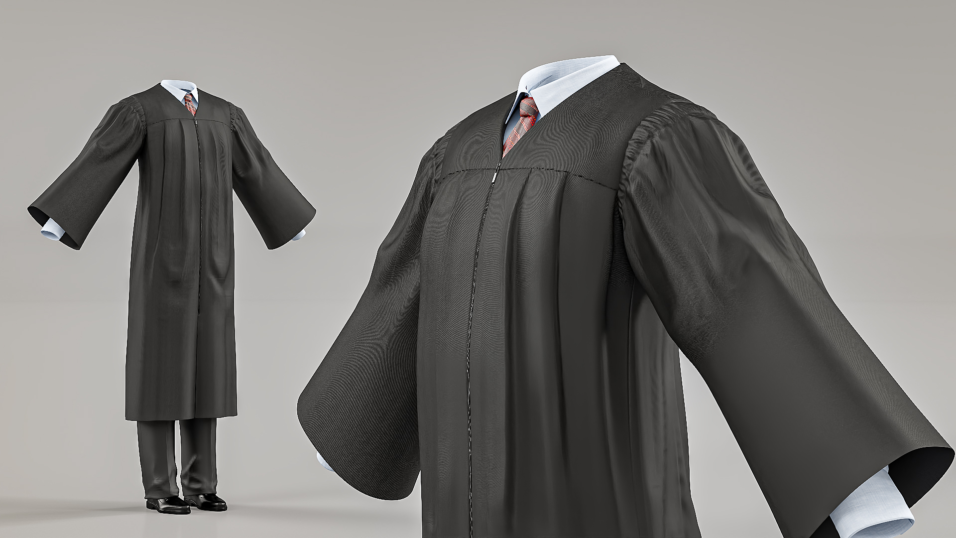 3D model Judge Traditional Clothes