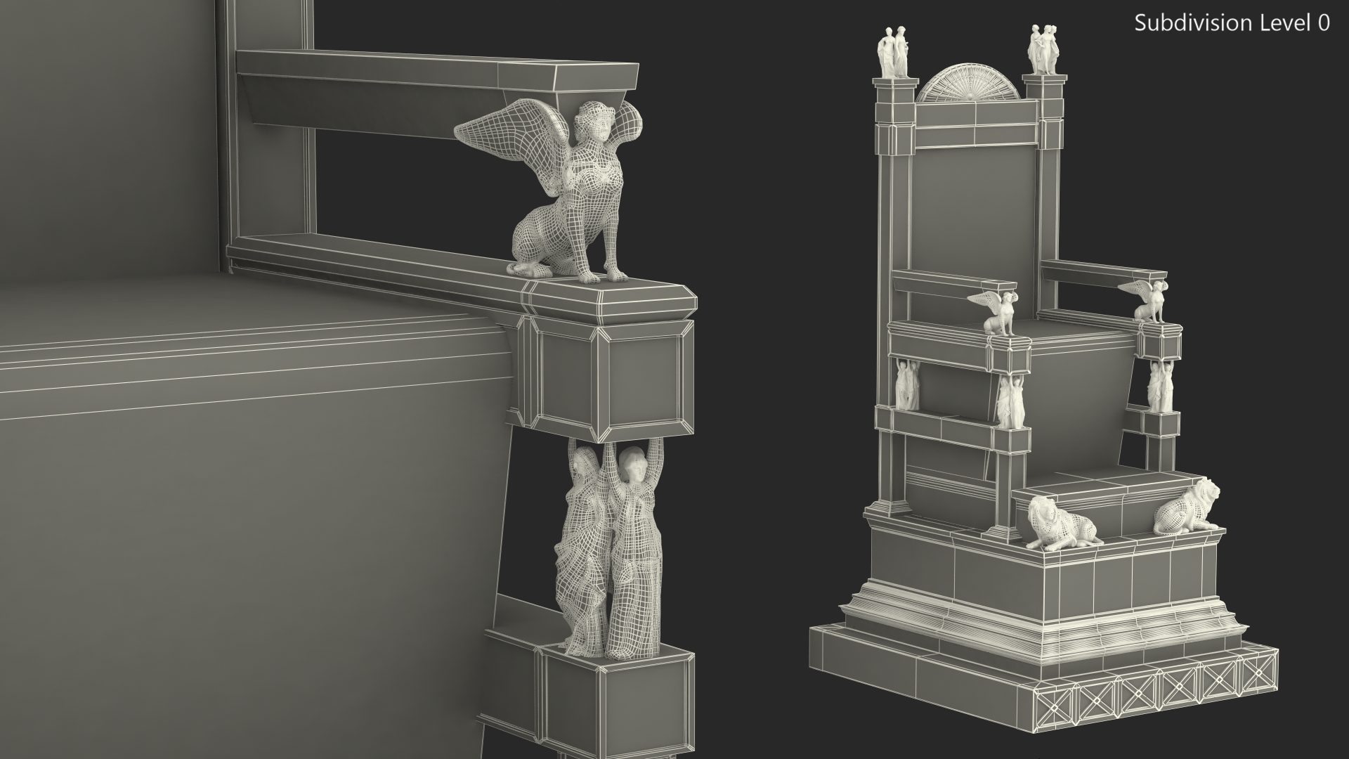 3D Zeus Throne