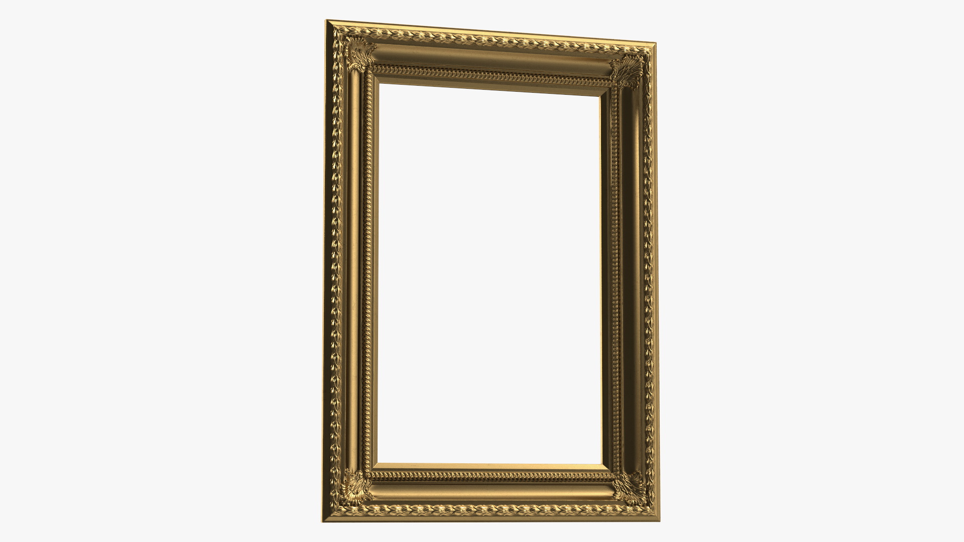 3D Elegant Ornate Baroque Picture Frame