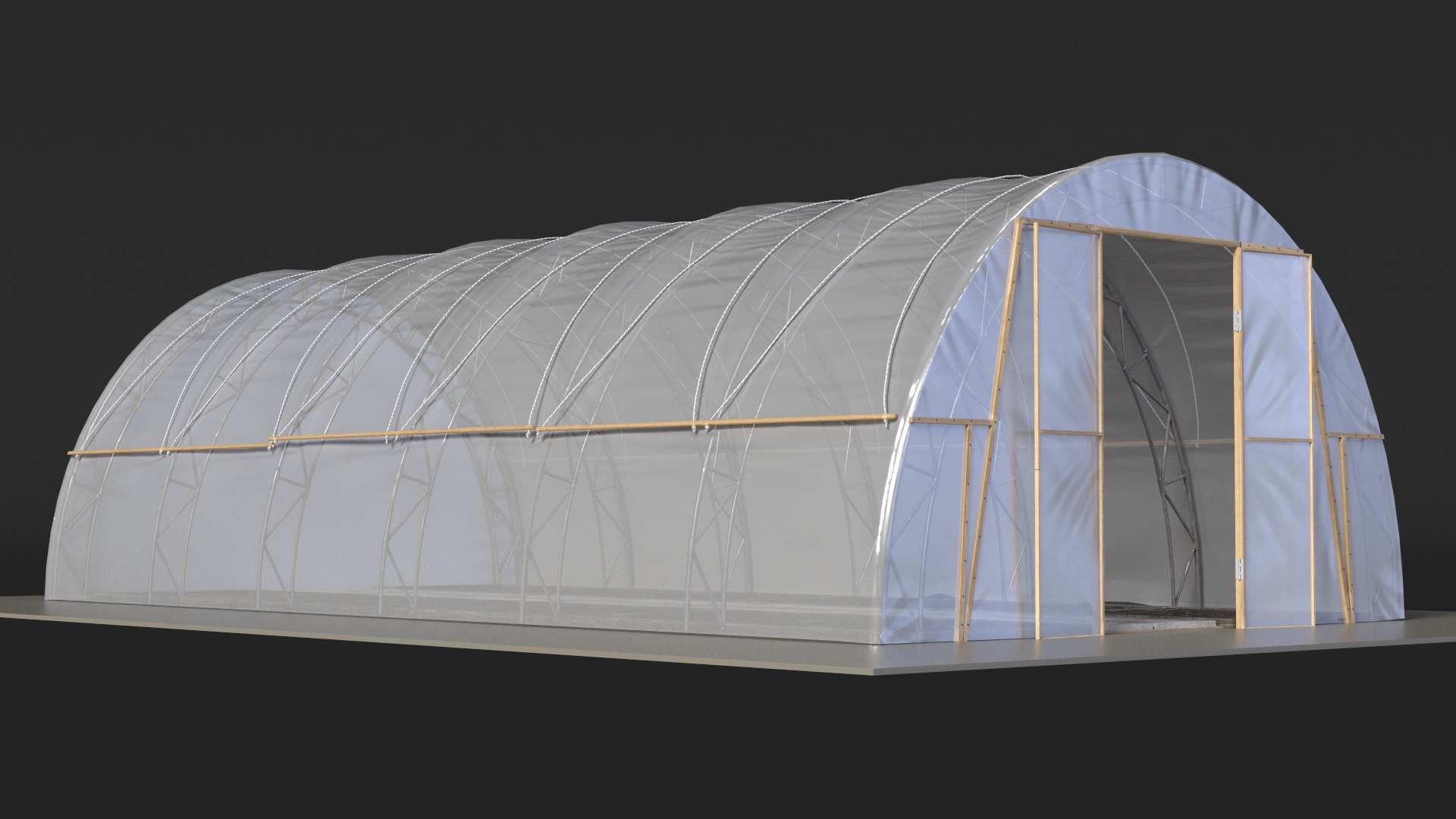 3D model Greenhouse Long Tent