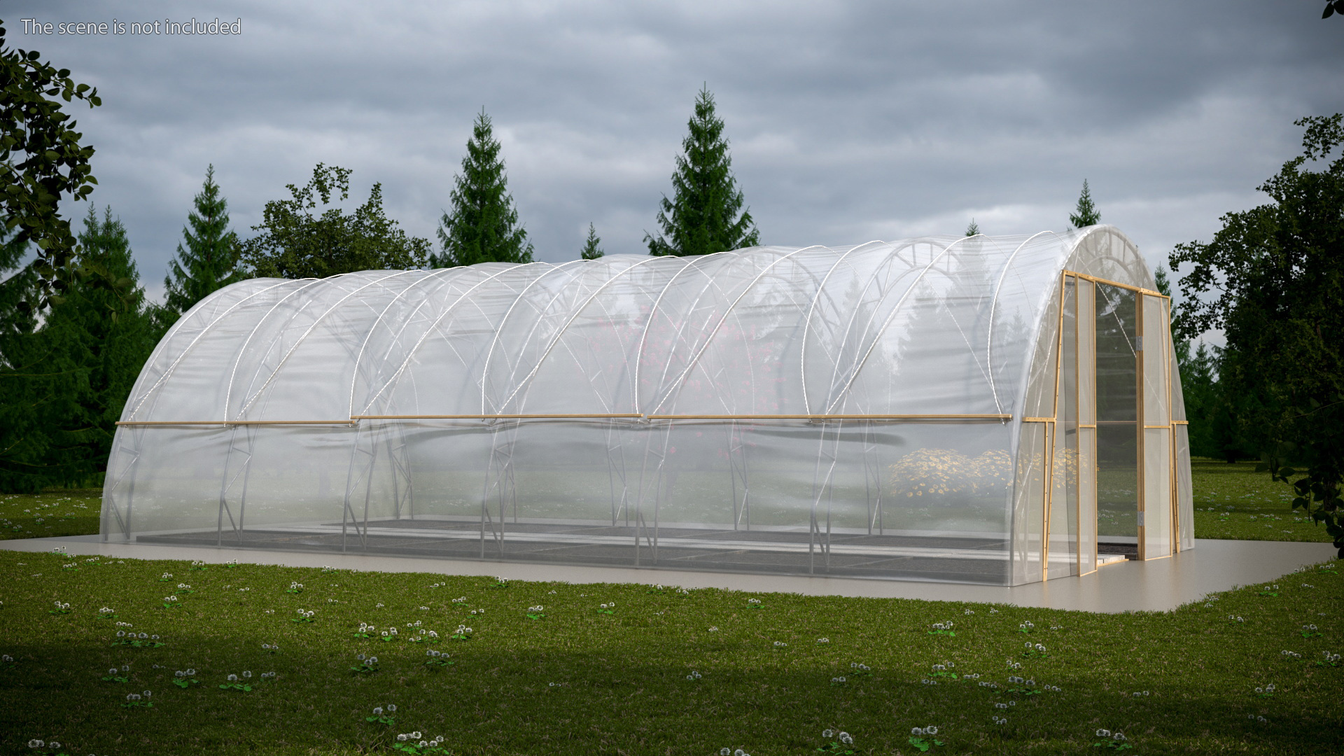 3D model Greenhouse Long Tent