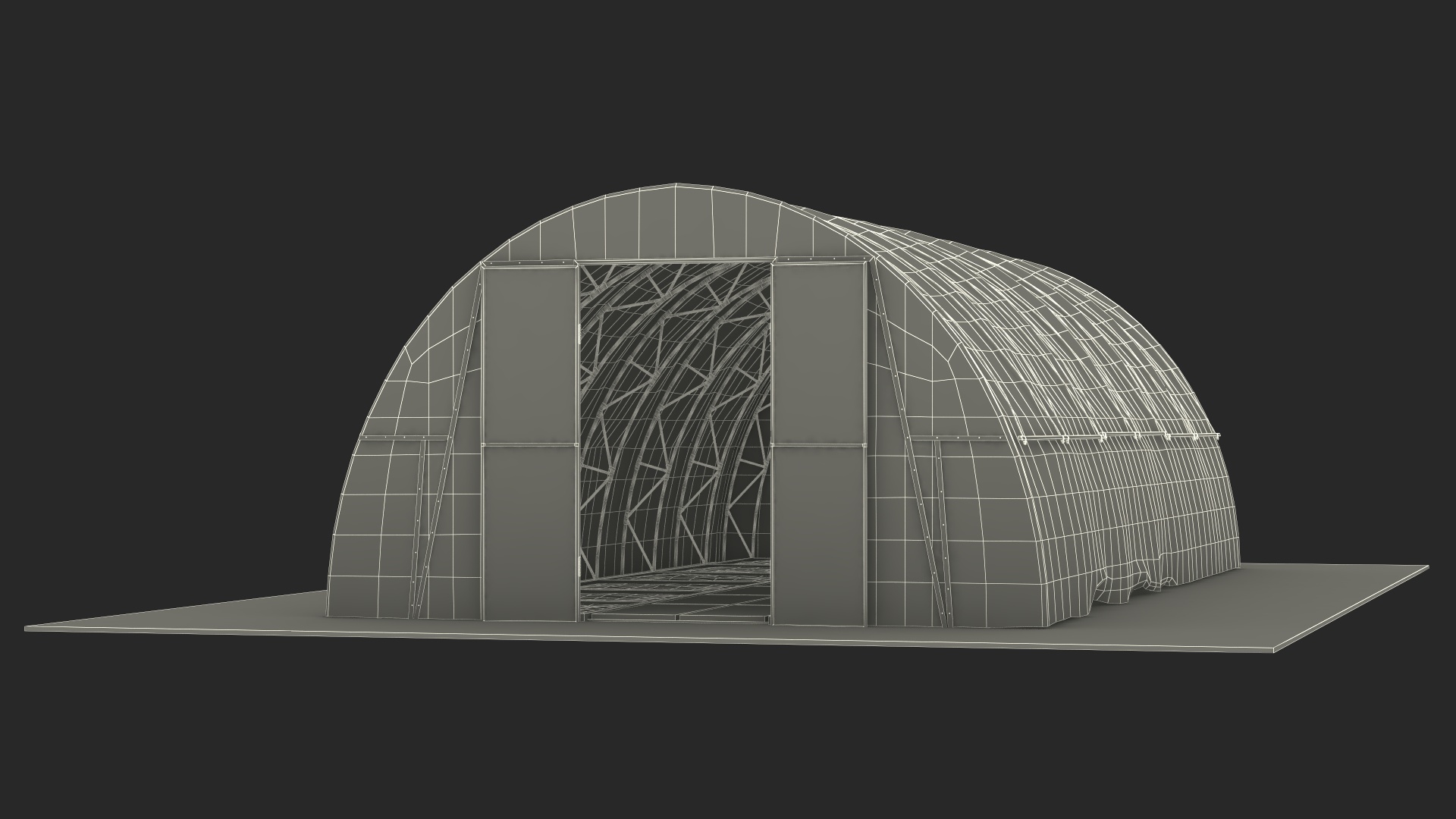 3D model Greenhouse Long Tent