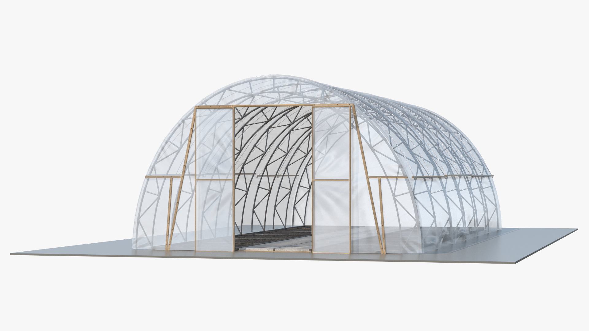 3D model Greenhouse Long Tent