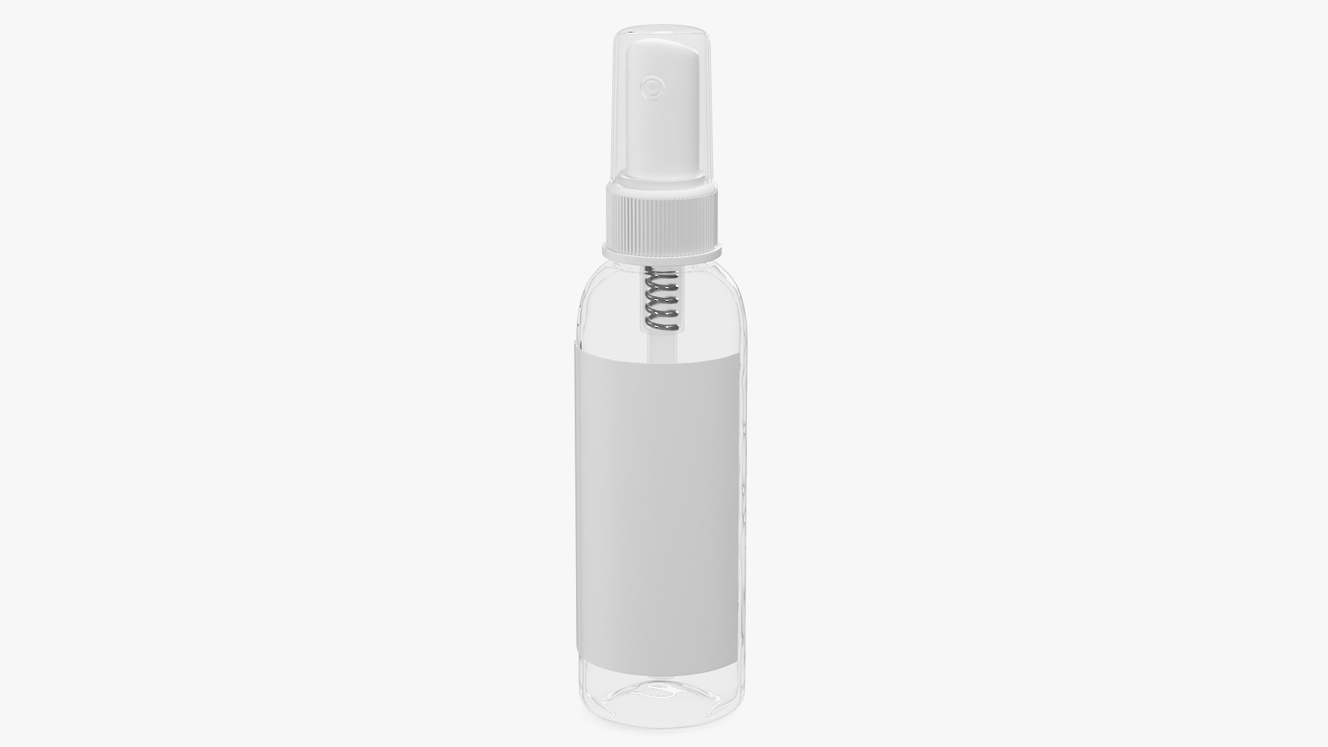 3D Empty Plastic Spray Bottle