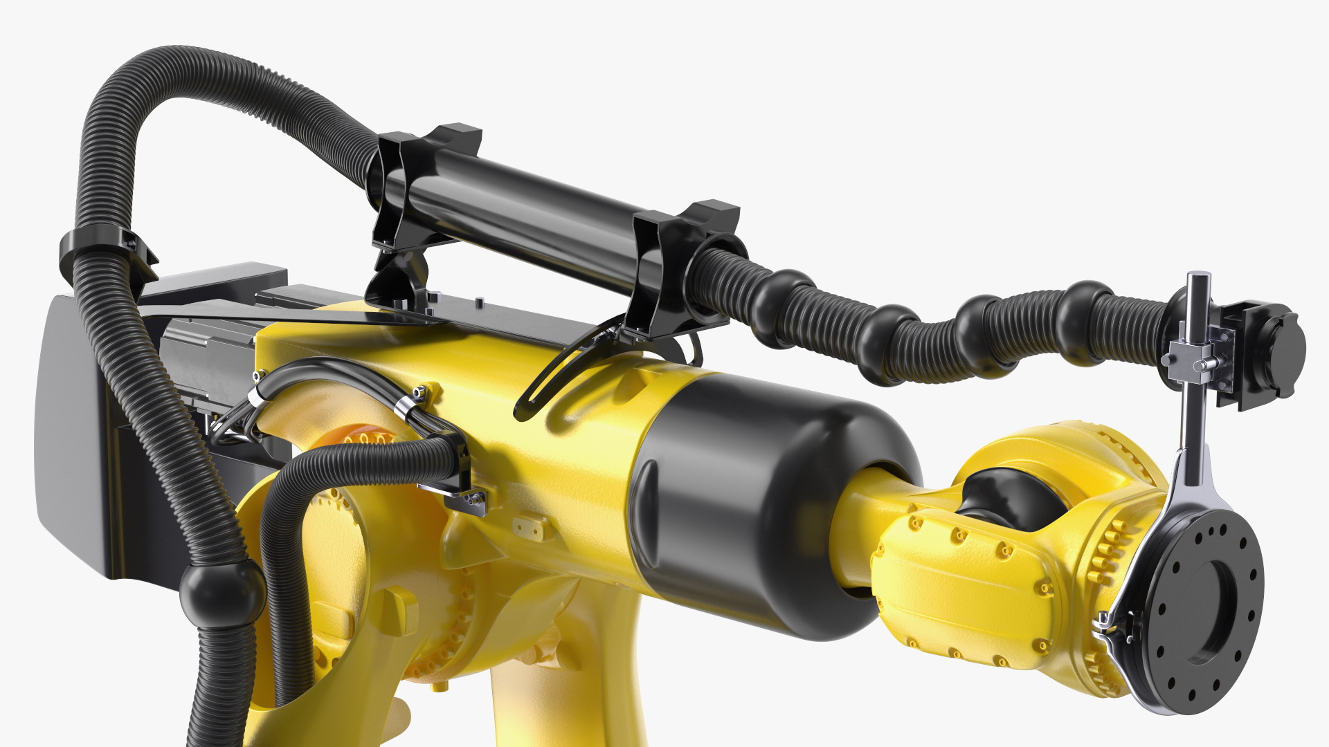 Ultra Robotic Arm Yellow 3D model