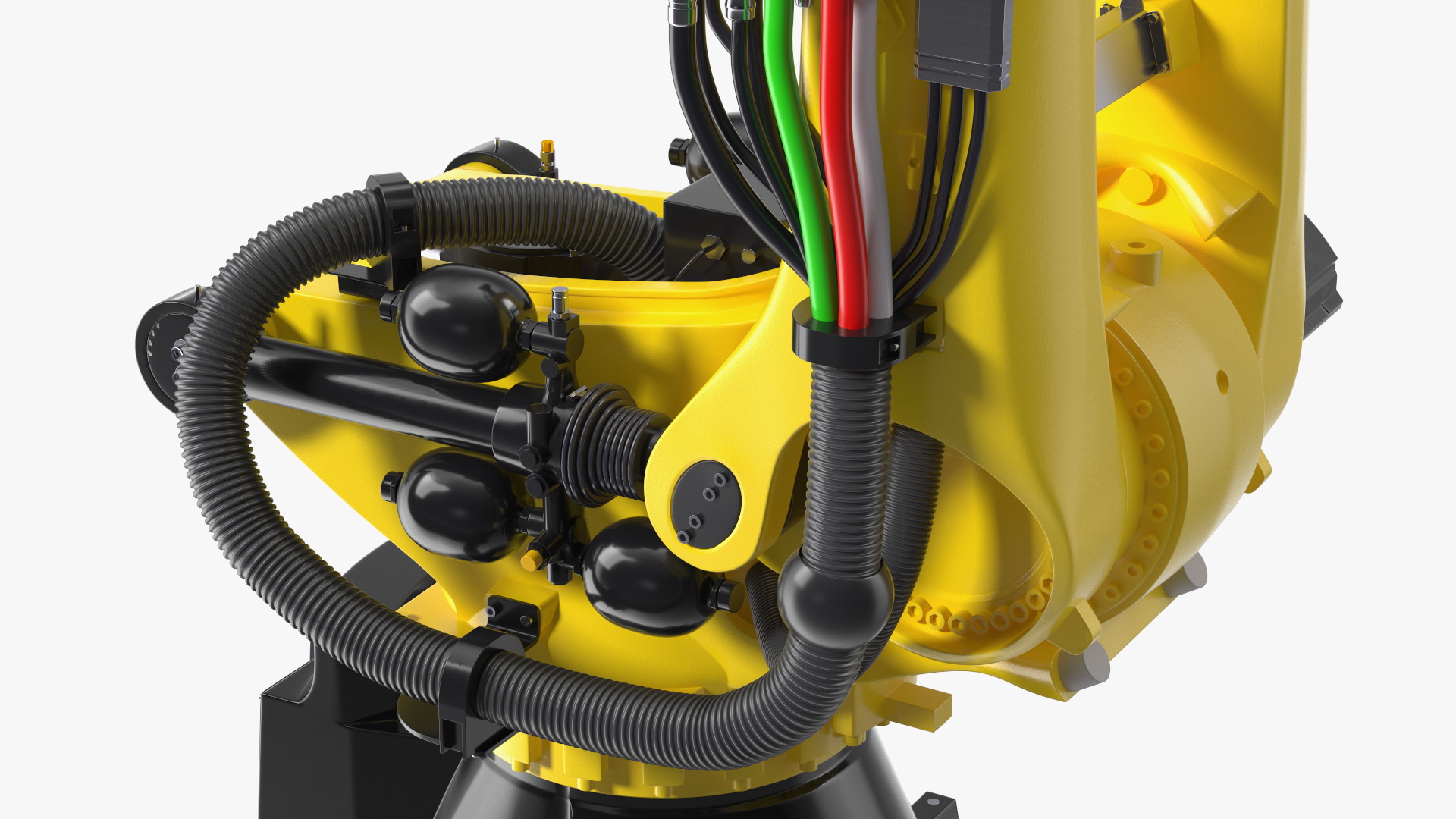 Ultra Robotic Arm Yellow 3D model