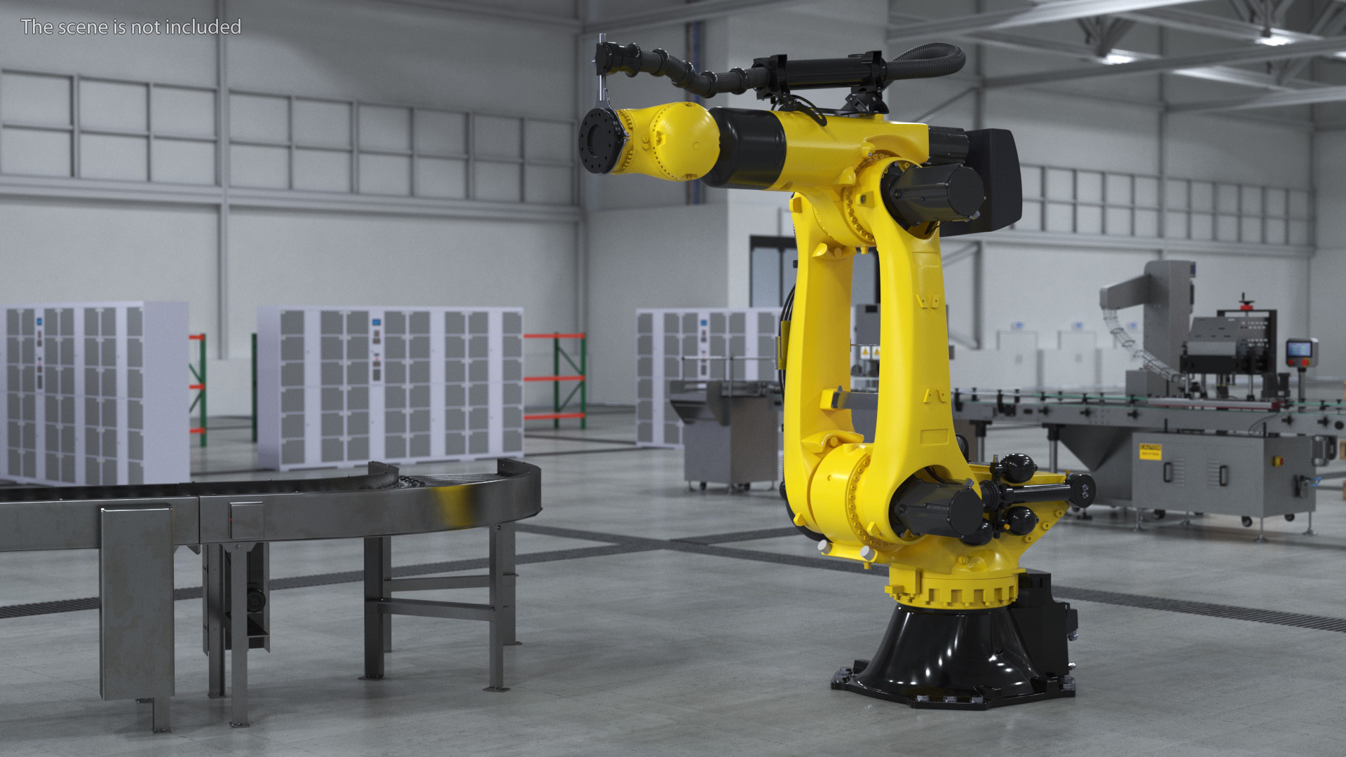 Ultra Robotic Arm Yellow 3D model