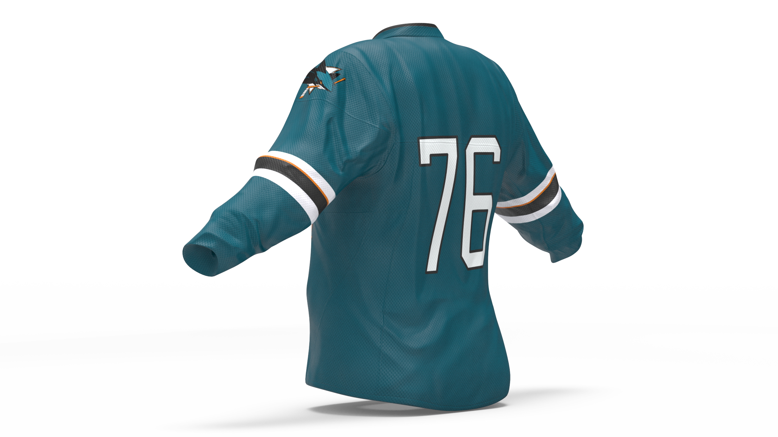 Hockey Jersey San Jose Sharks 3D model