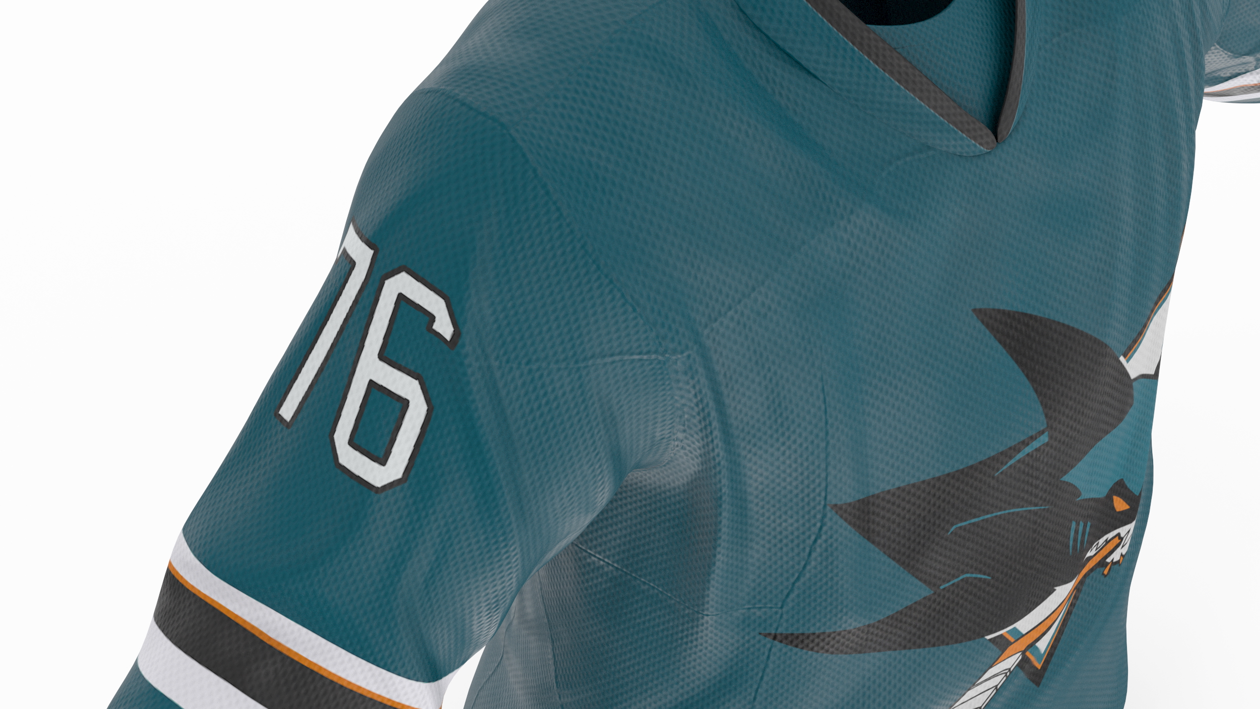 Hockey Jersey San Jose Sharks 3D model