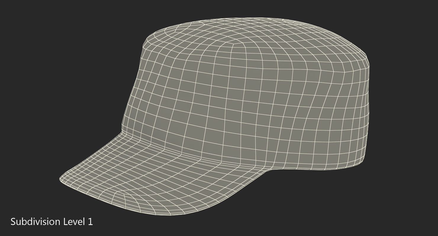 3D US Army ACU Digital Hat model