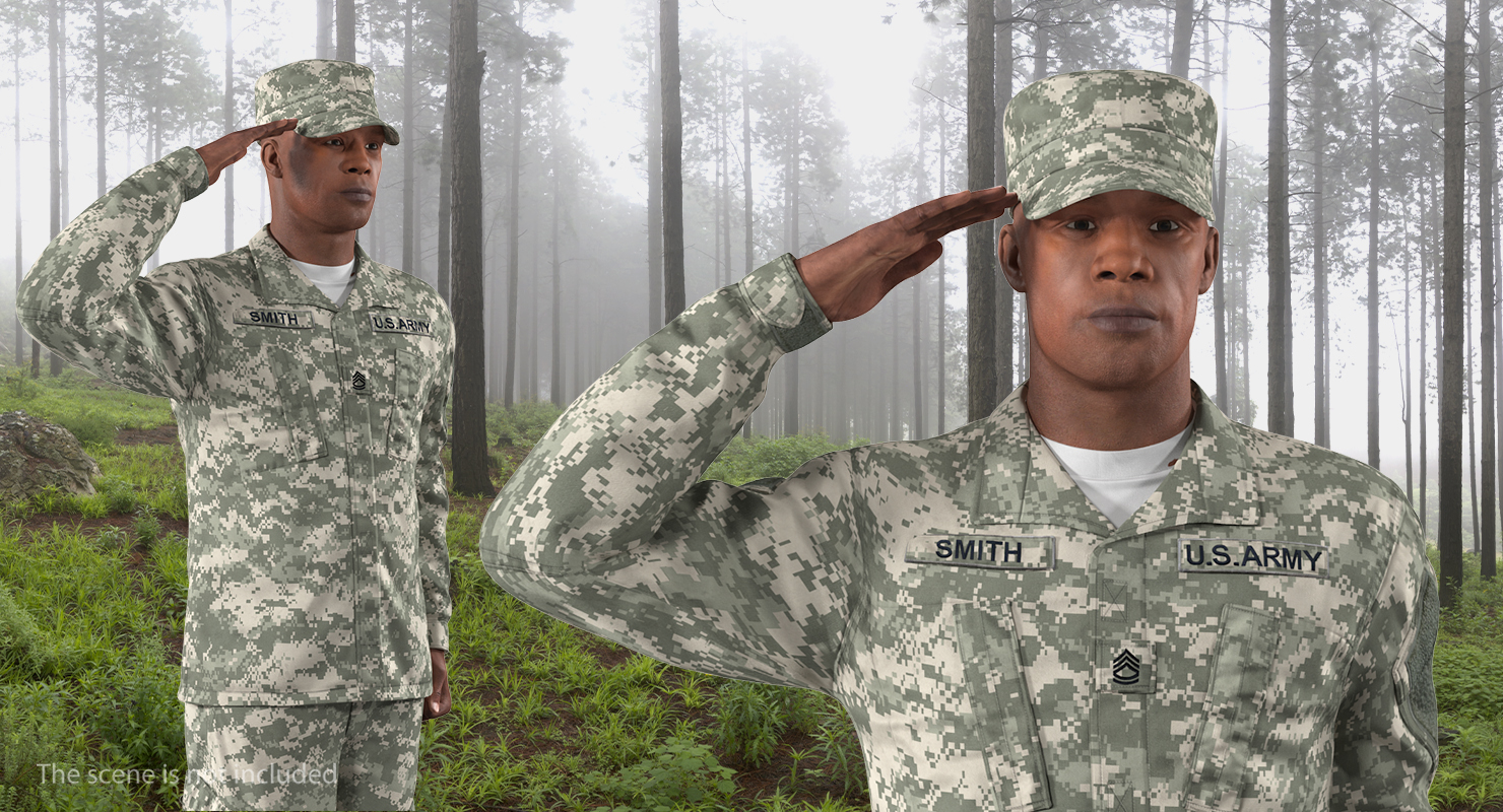 3D US Army ACU Digital Hat model