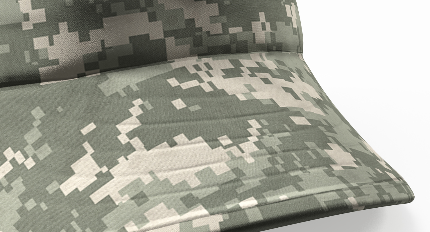 3D US Army ACU Digital Hat model