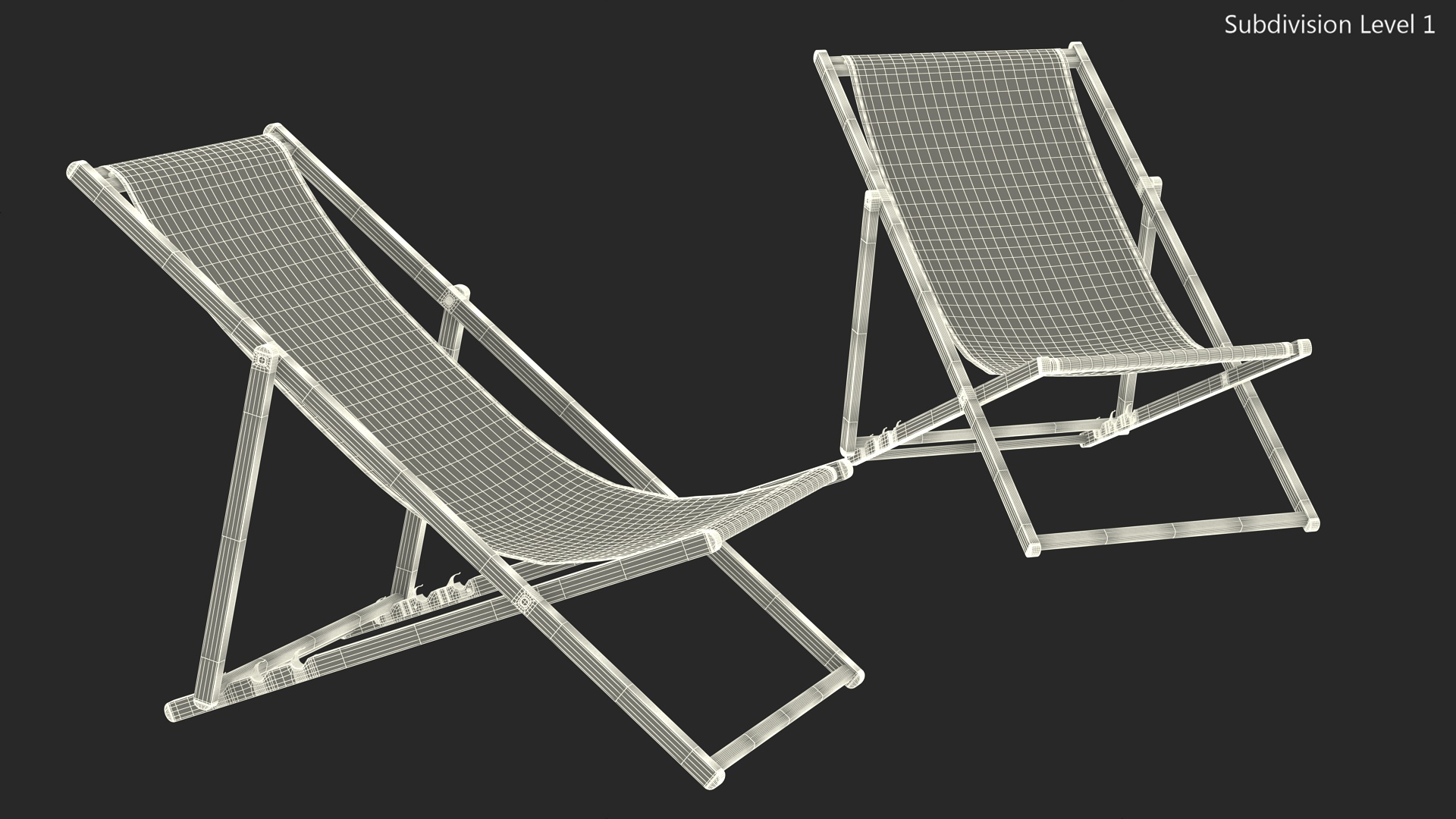 3D Beach Chair