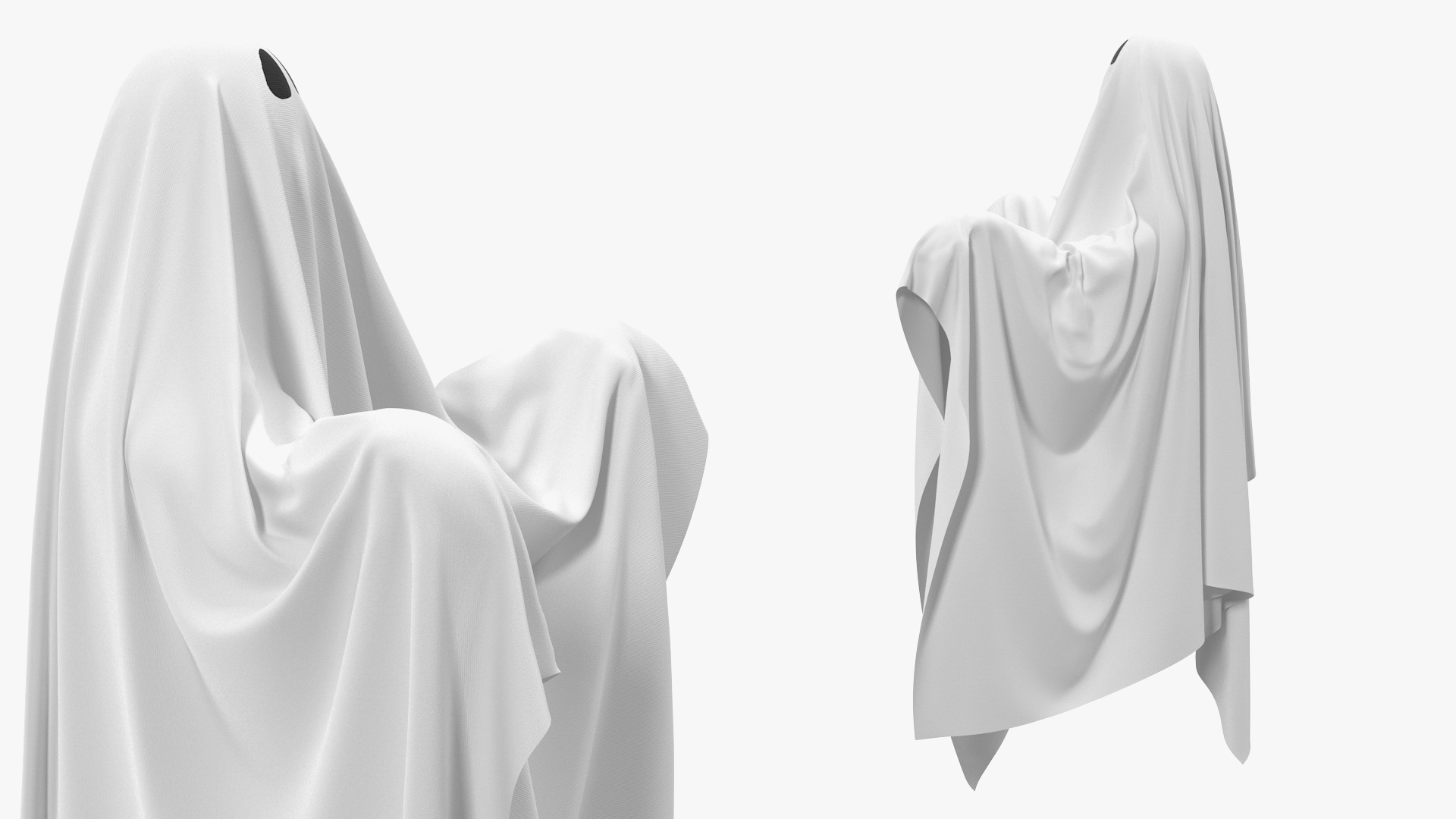 White Ghost Phantom 3D model