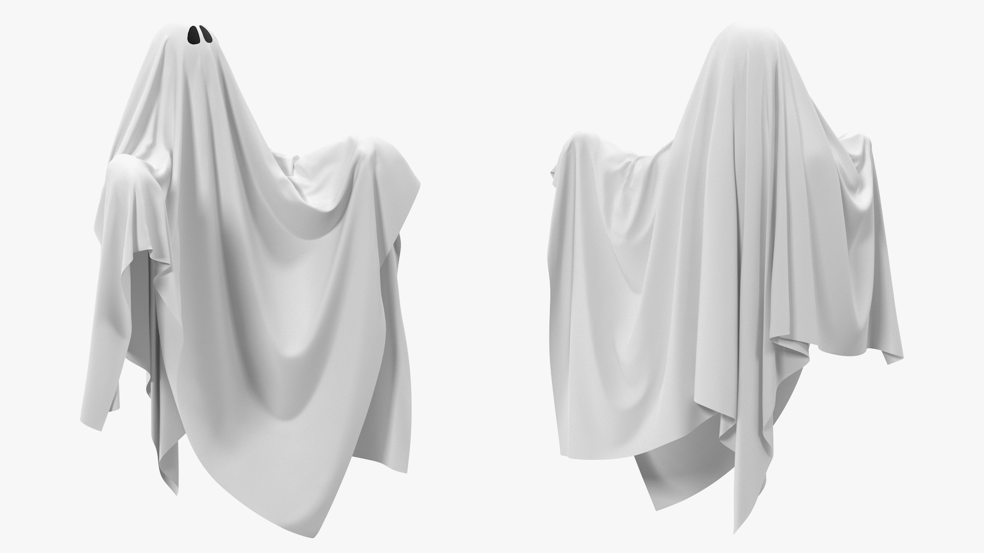 White Ghost Phantom 3D model