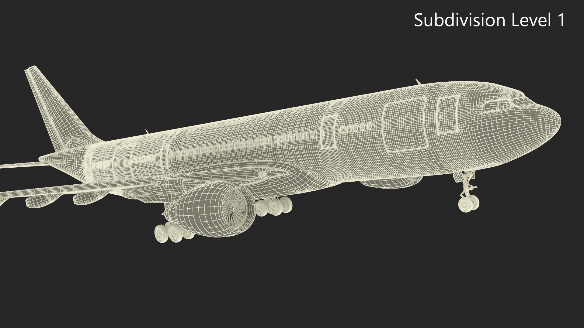 3D Cathay Pacific Airbus A330 Rigged model