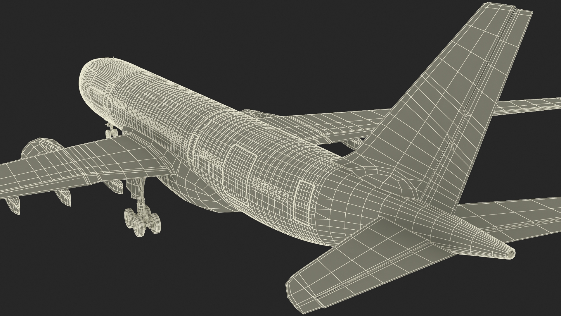 3D Cathay Pacific Airbus A330 Rigged model