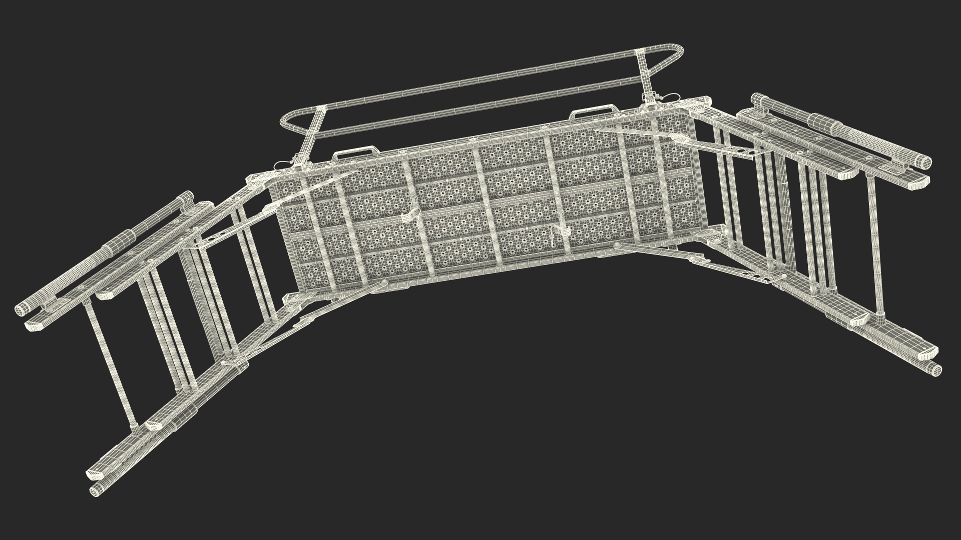 Rescue Platform with Stairs 3D