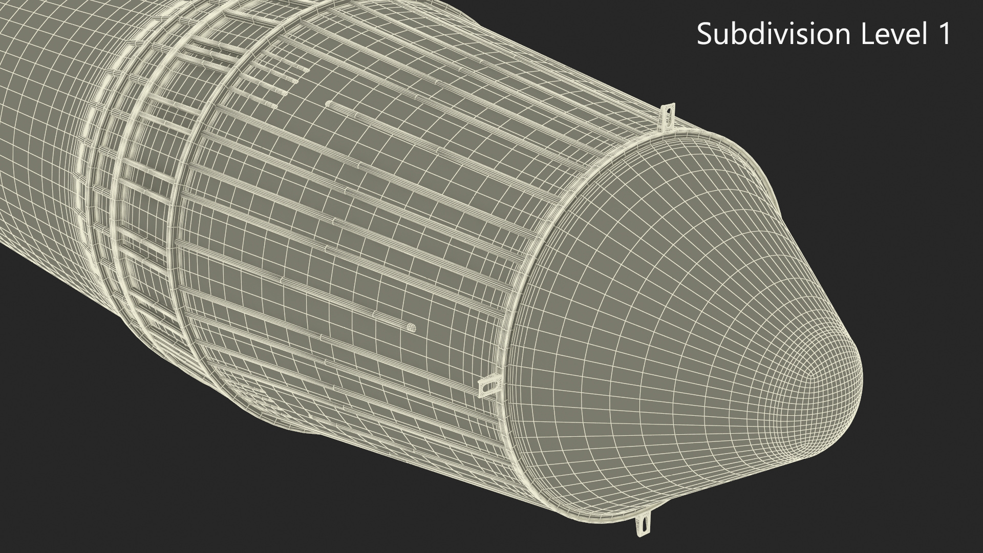 3D model Reusable Launch Vehicle Rigged