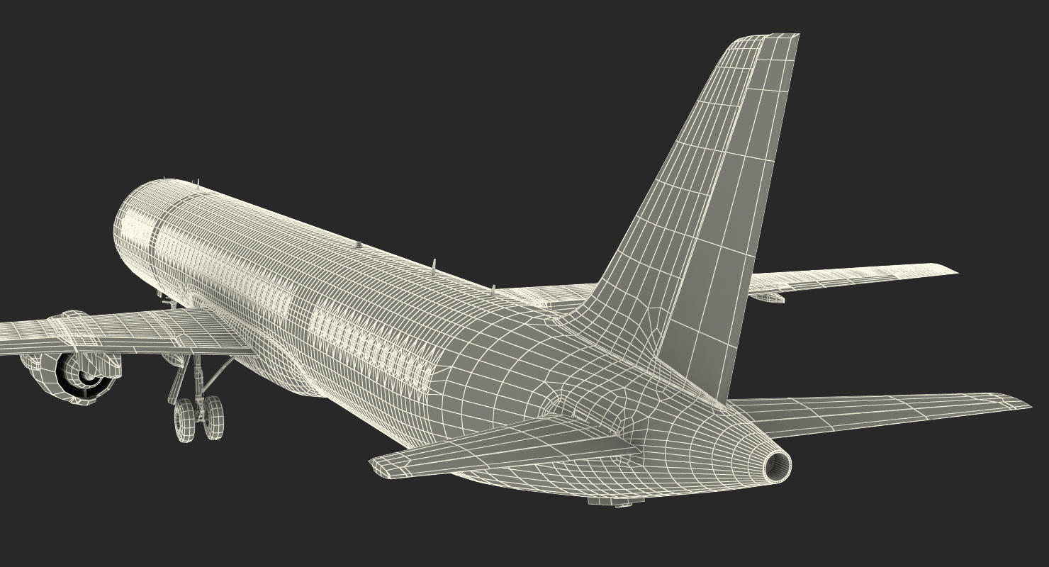 3D MC 21 Aeroflot Twinjet Airliner Rigged model