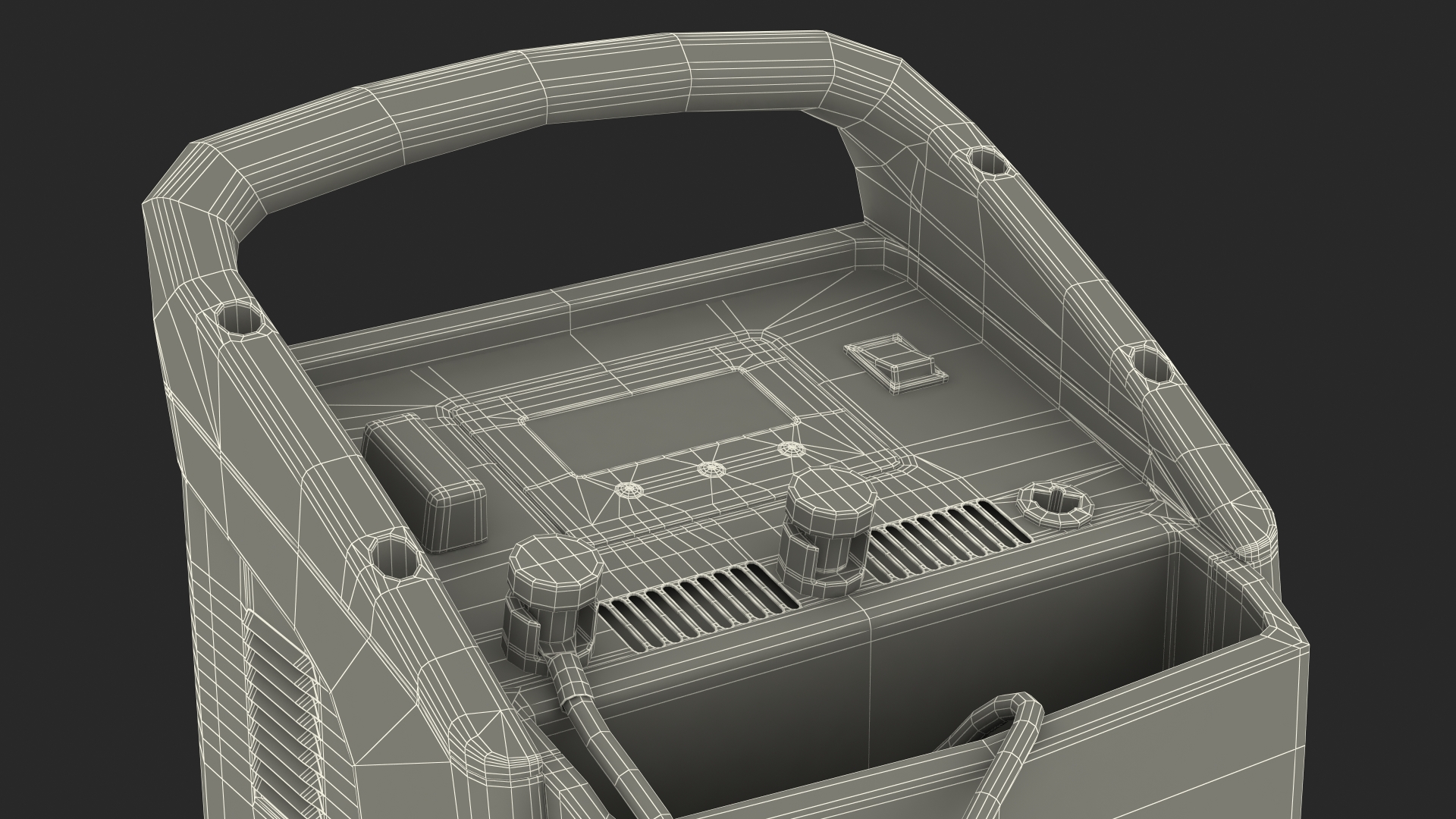 Professional Automotive Battery Charging System 3D