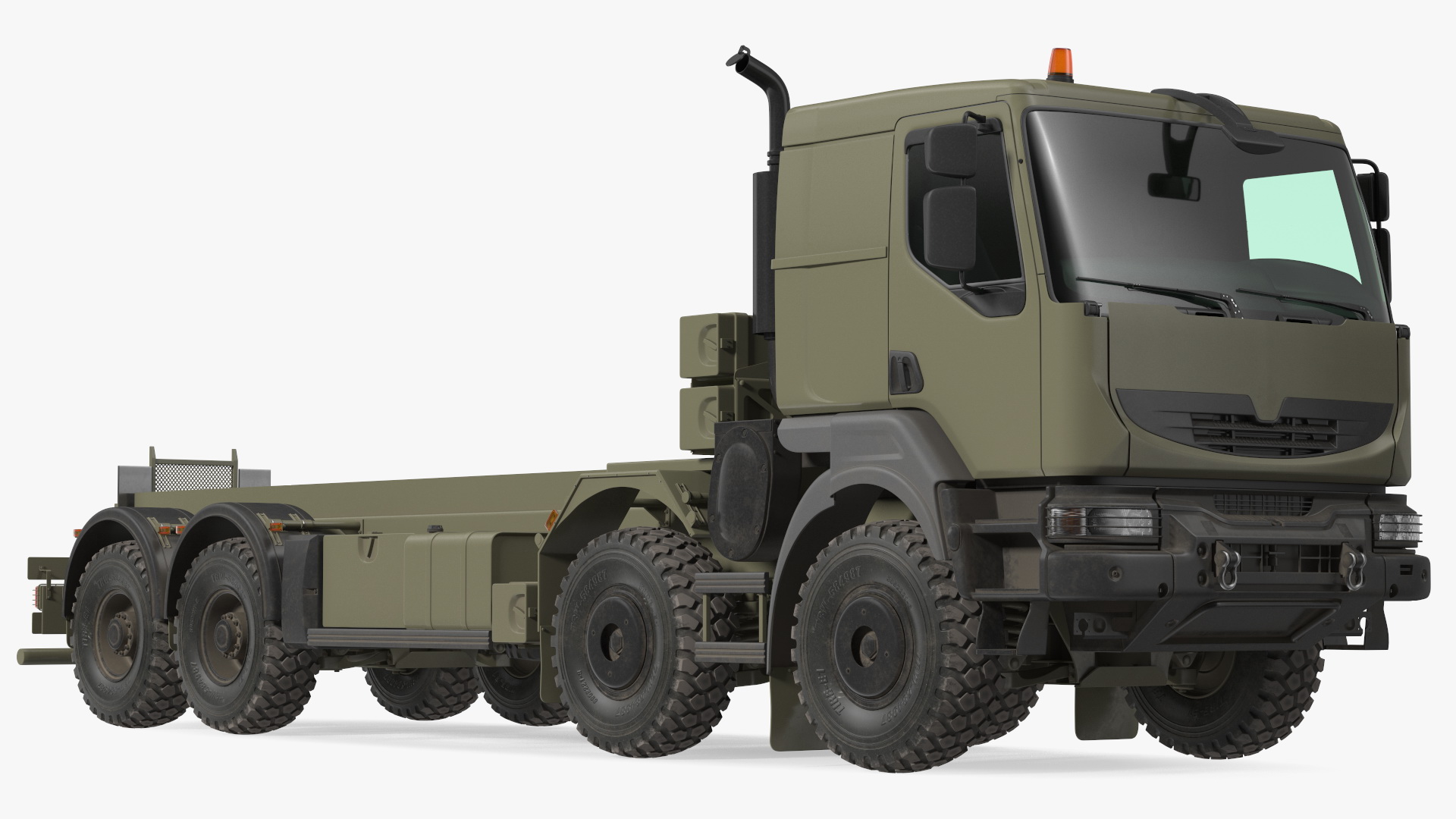 3D Heavy Utility Truck 8x8 model