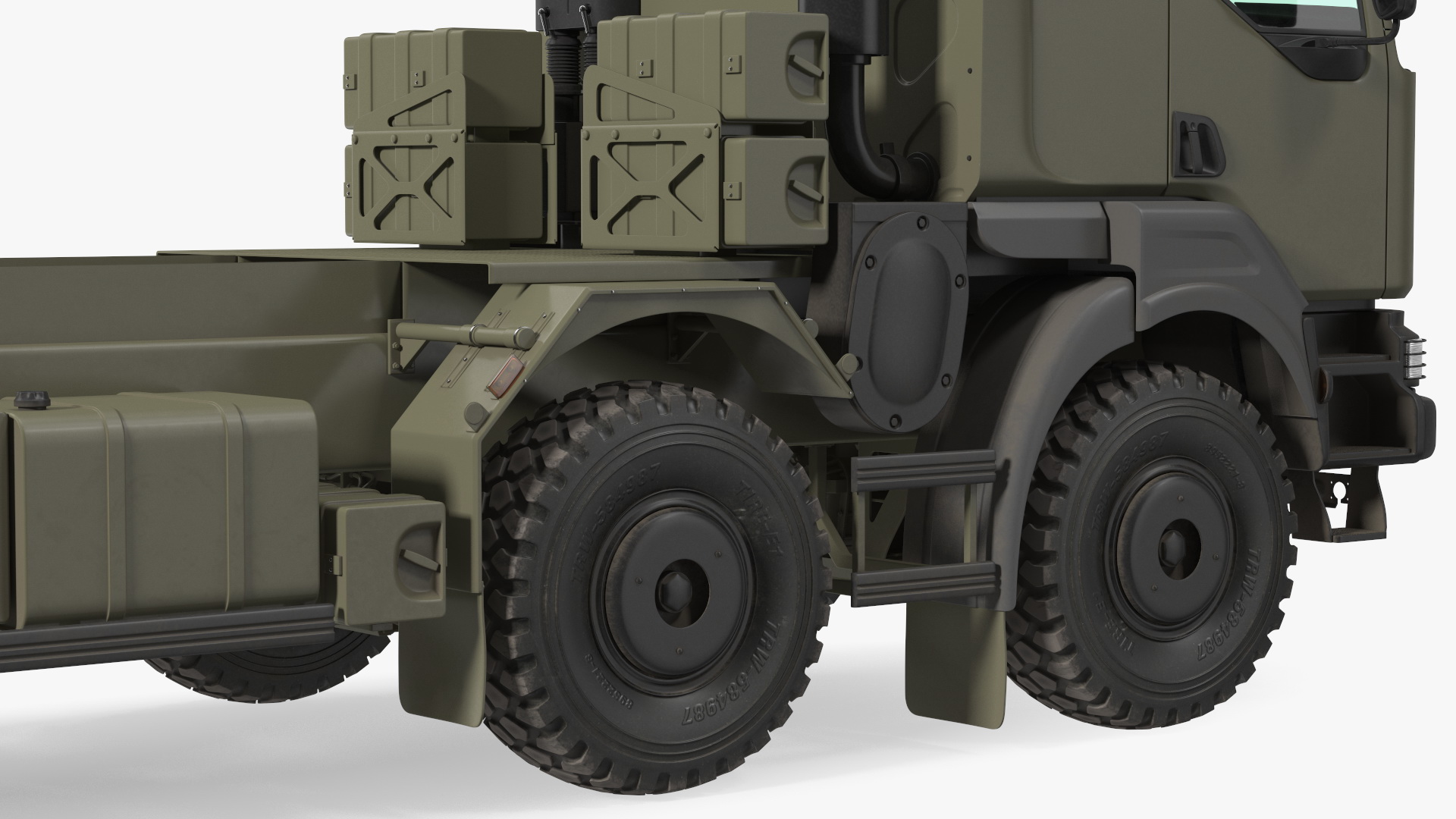 3D Heavy Utility Truck 8x8 model