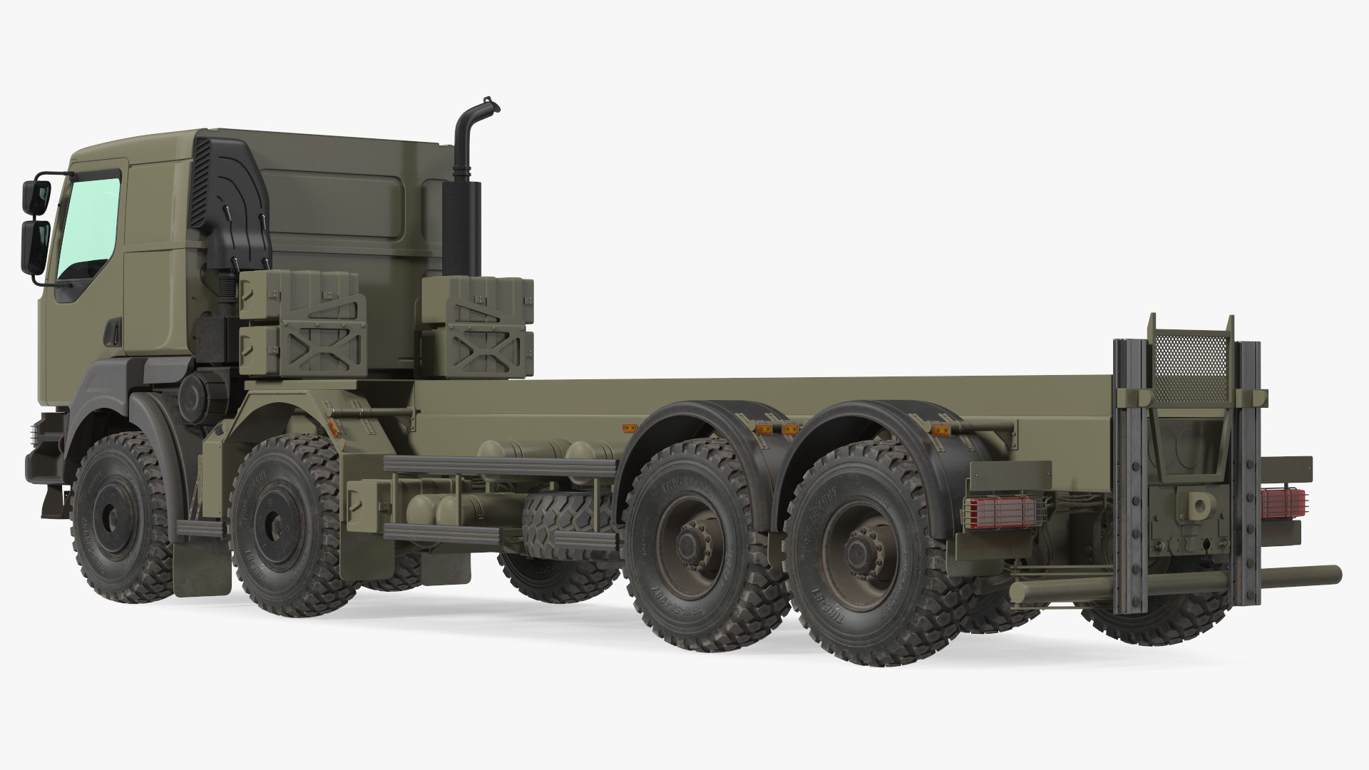 3D Heavy Utility Truck 8x8 model