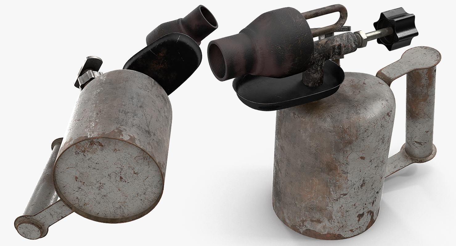 3D Used Blowlamp model